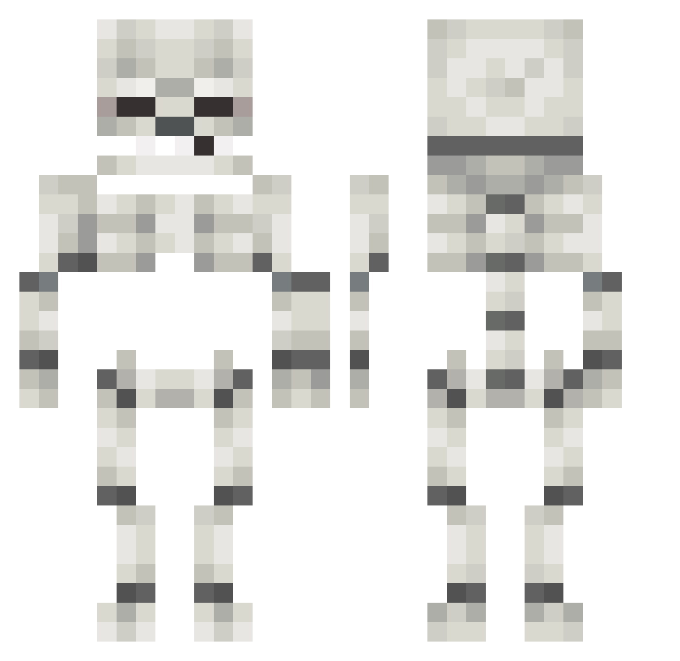 Blue12_42 Minecraft skin, front and back view