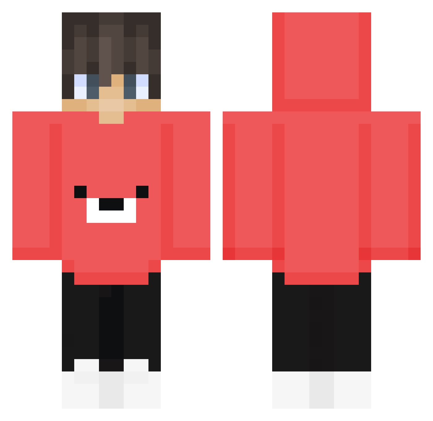 RespawnSraconni Minecraft skin, front and back view
