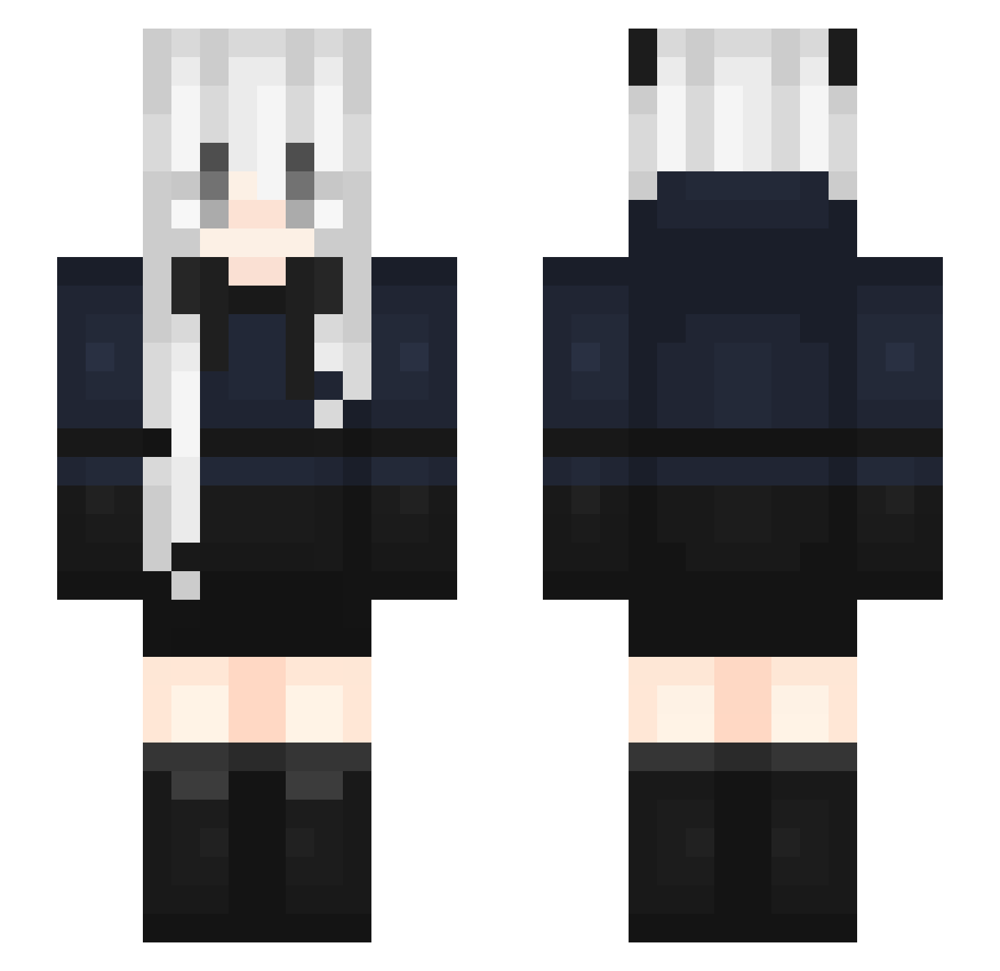 YUAN_L_ Minecraft skin, front and back view