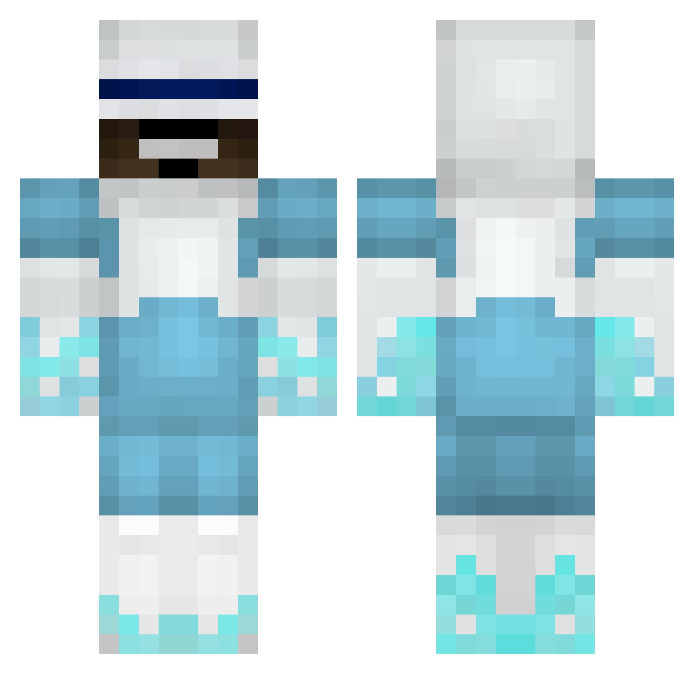 zRuivoo_ Minecraft skin, front and back view