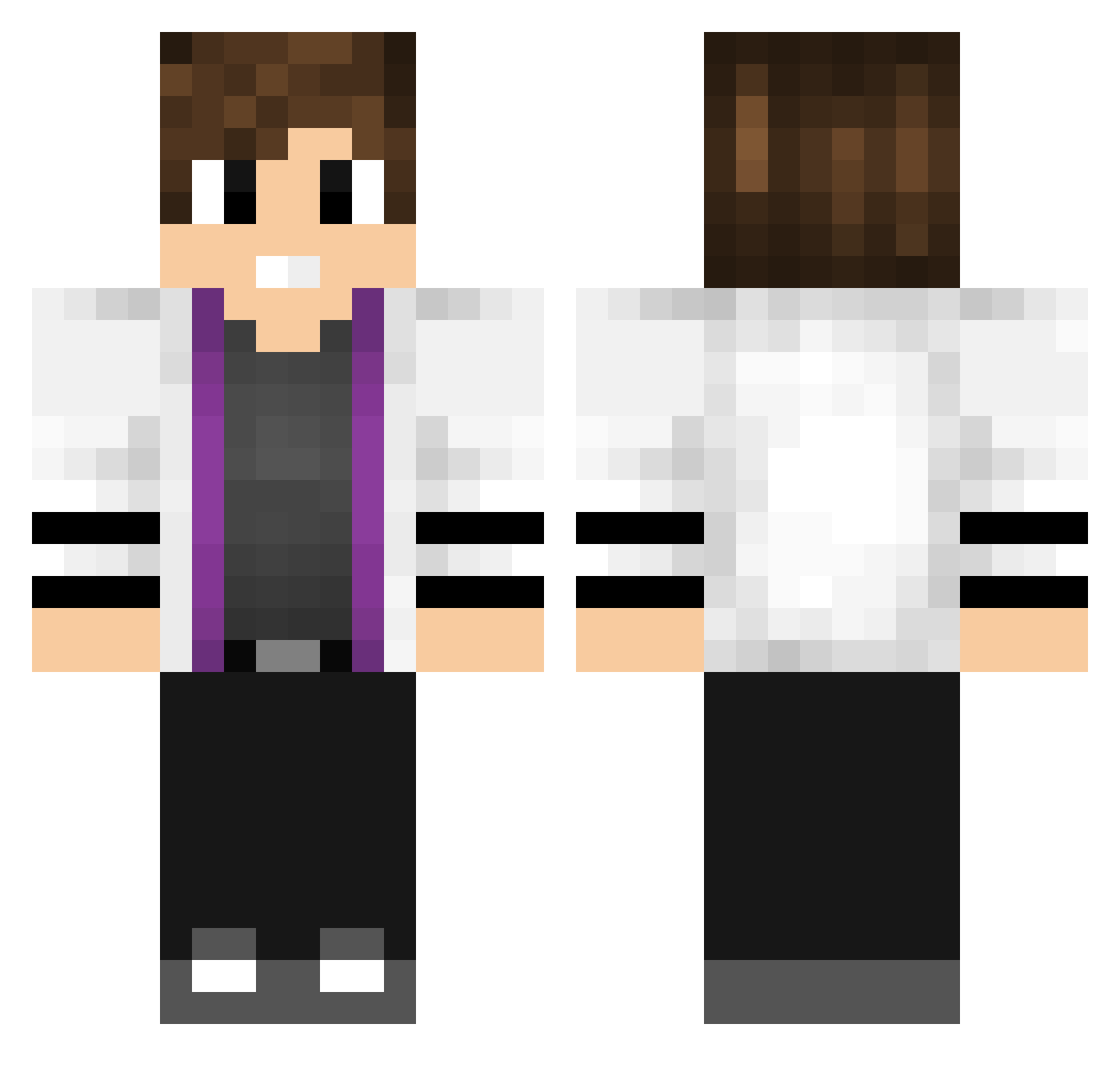 tRSukeadDakus Minecraft skin, front and back view