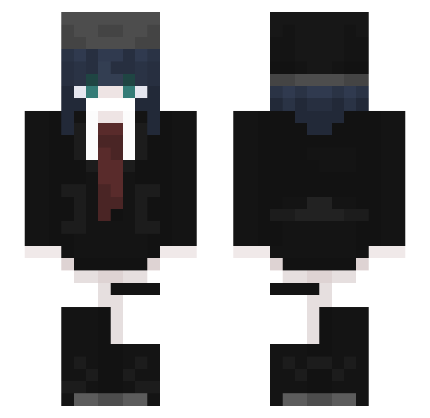 bIrdEATbUger Minecraft skin, front and back view
