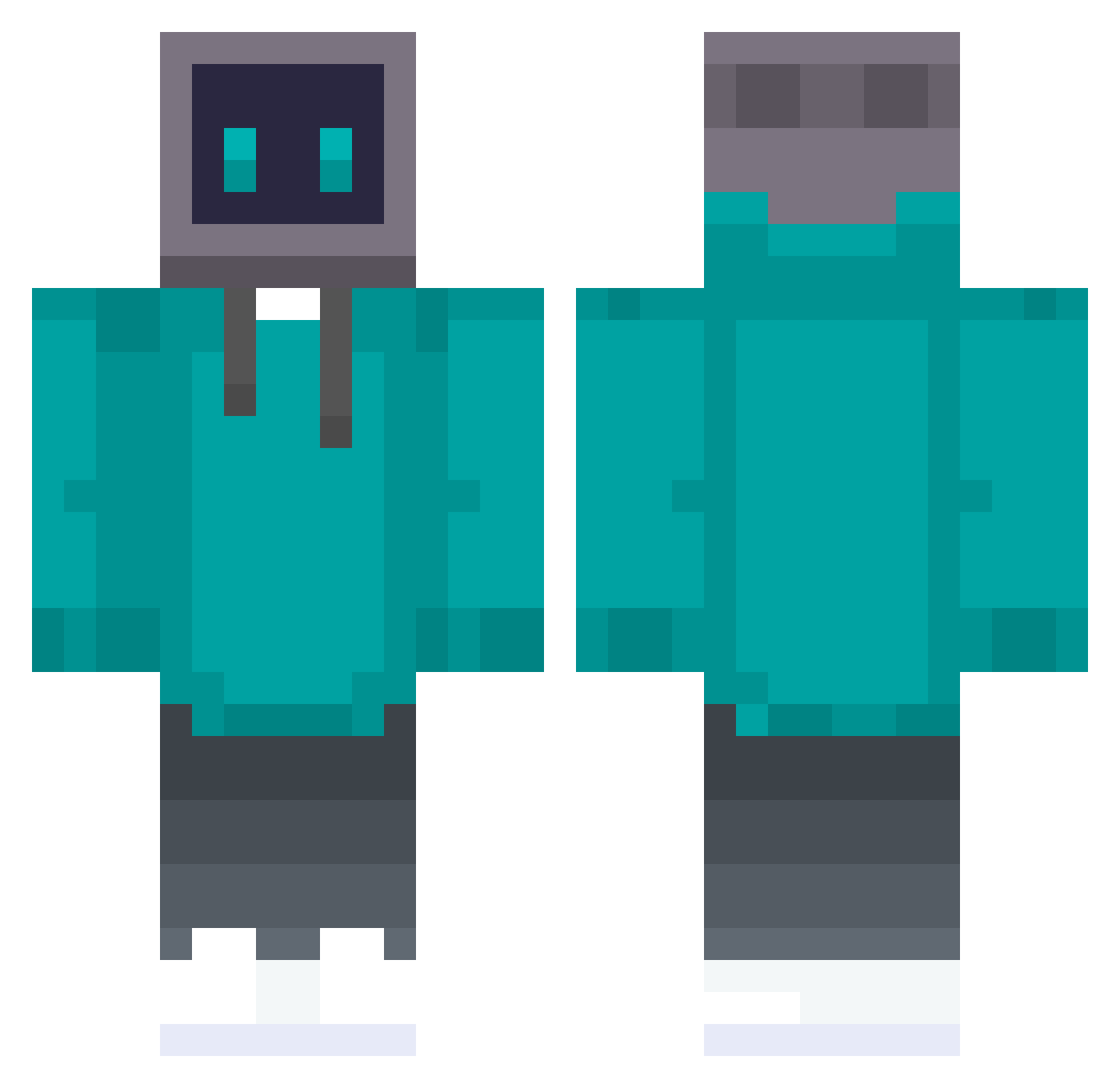 scronchy_ Minecraft skin, front and back view
