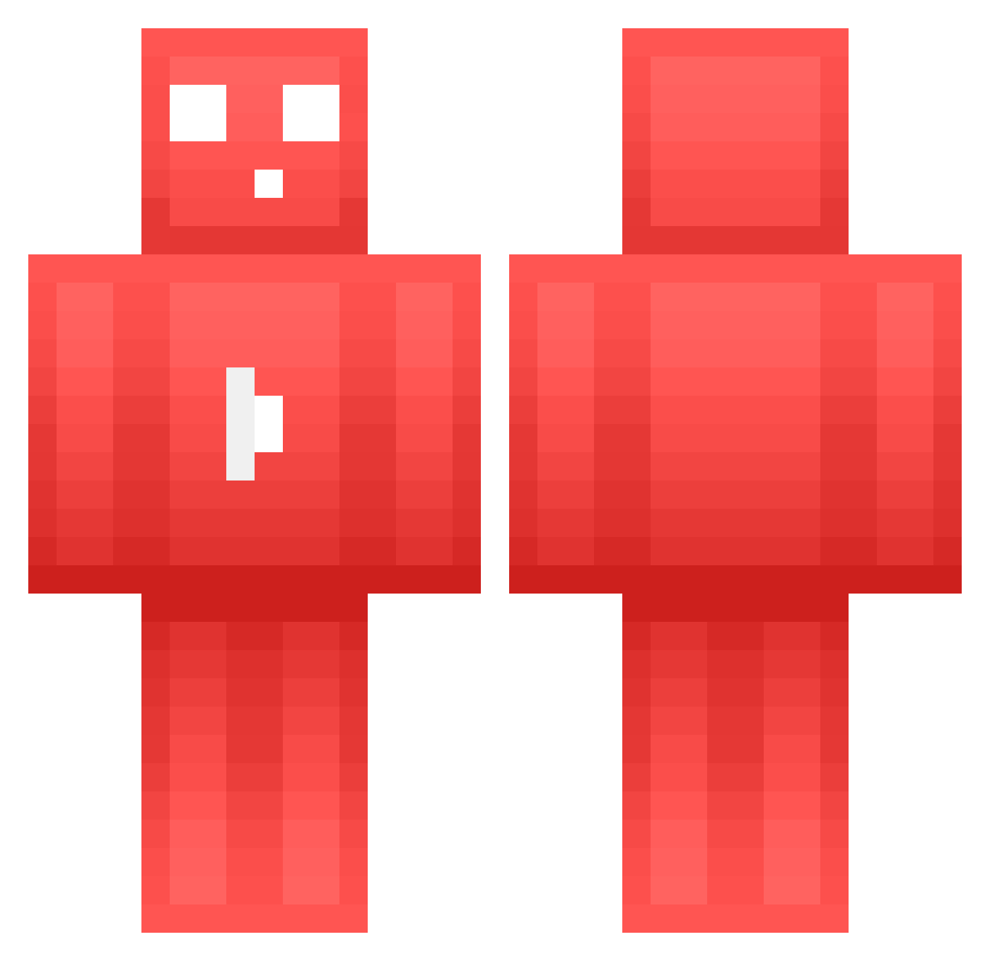 Teh_Ajax Minecraft skin, front and back view