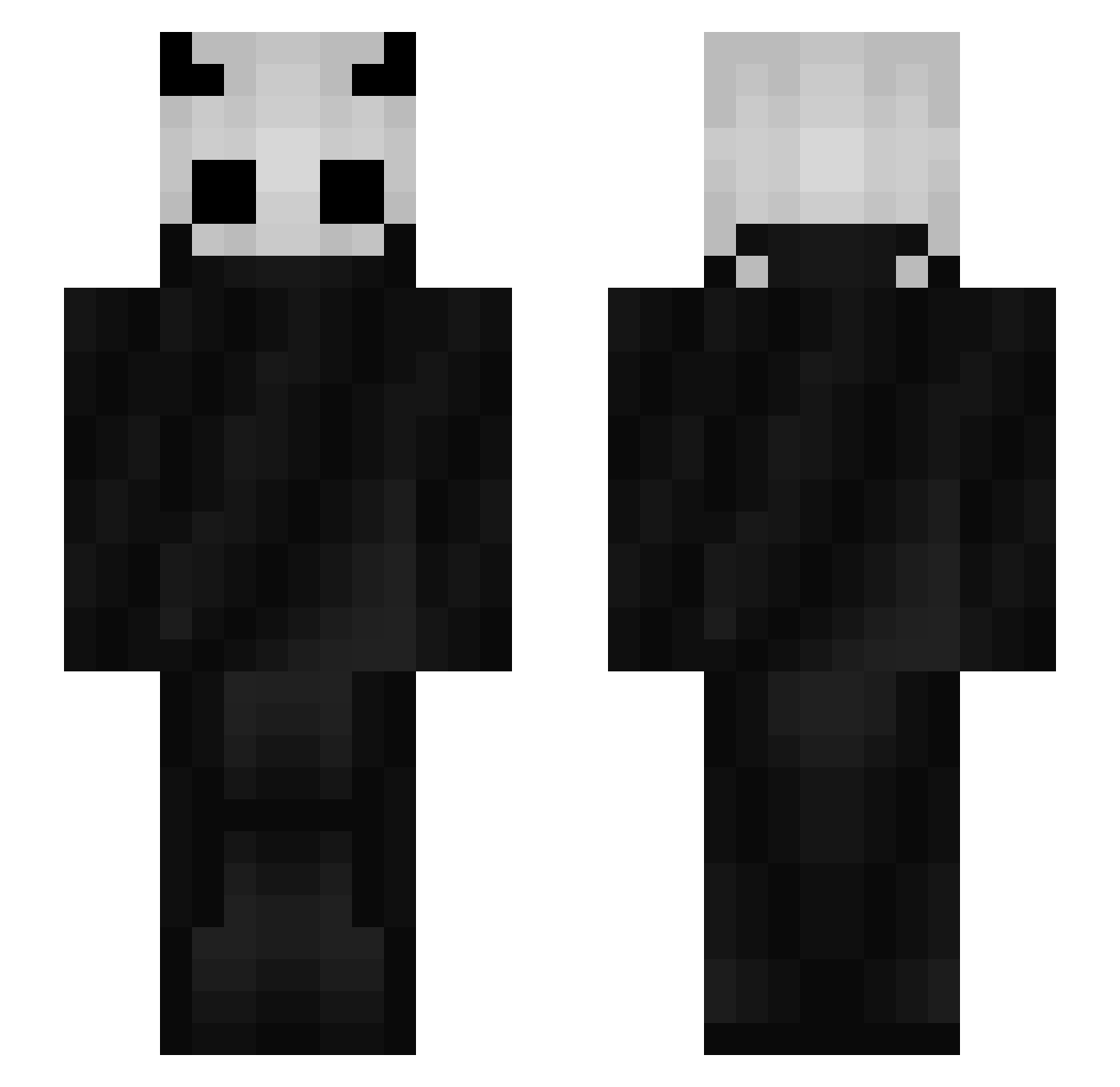 Minecraft_noob77 Minecraft skin, front and back view