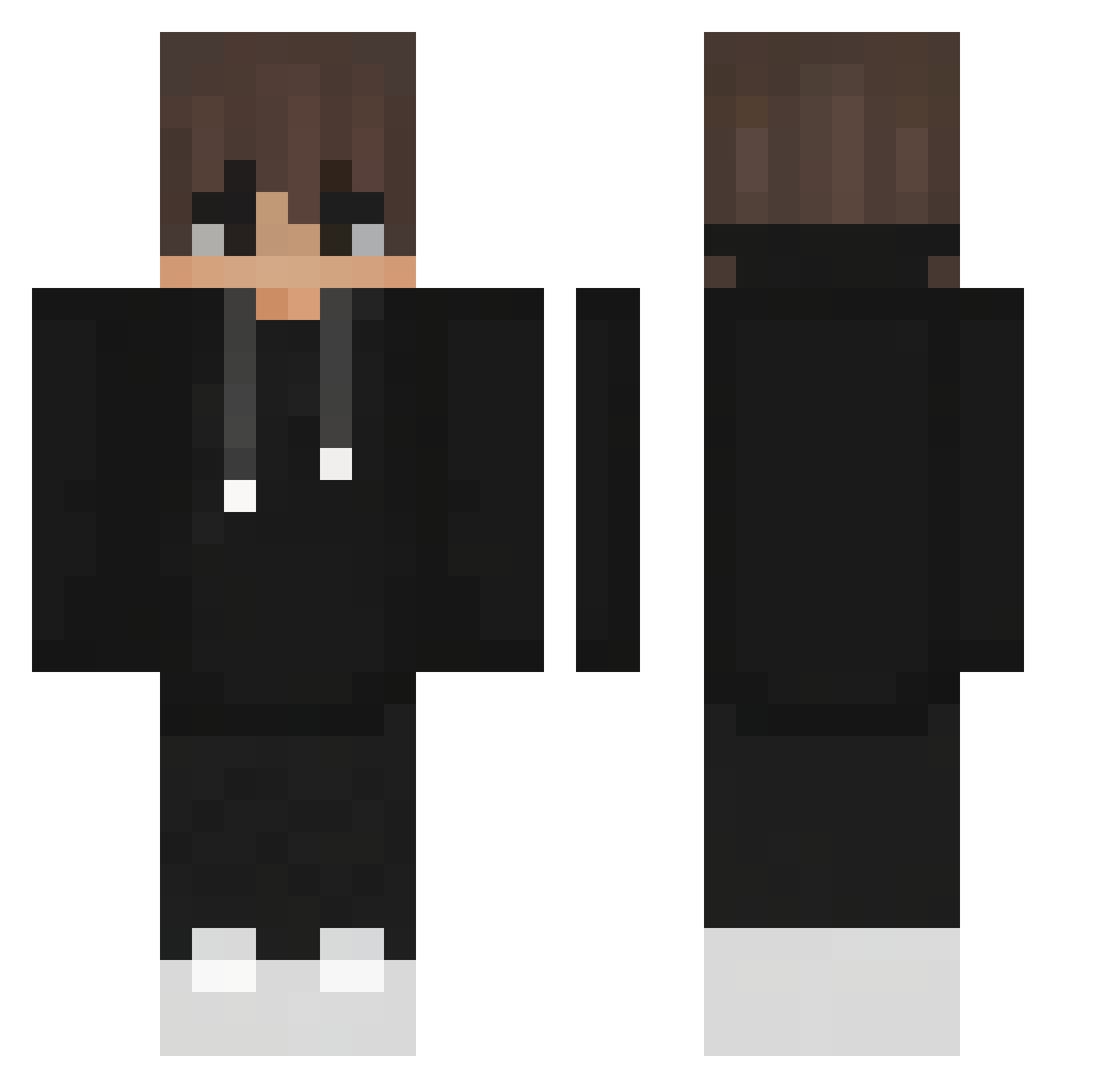 yzhl66336 Minecraft skin, front and back view