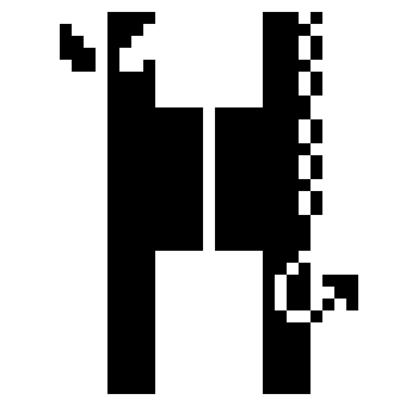 Rereading Minecraft skin, front and back view