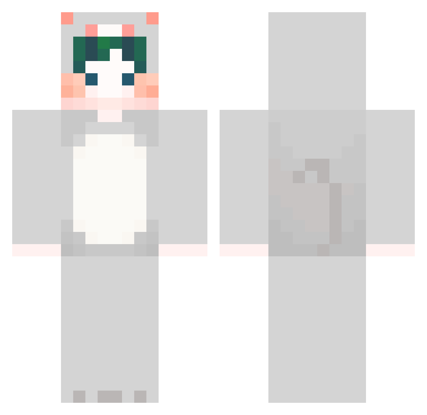 It_is_Jungle_gap Minecraft skin, front and back view