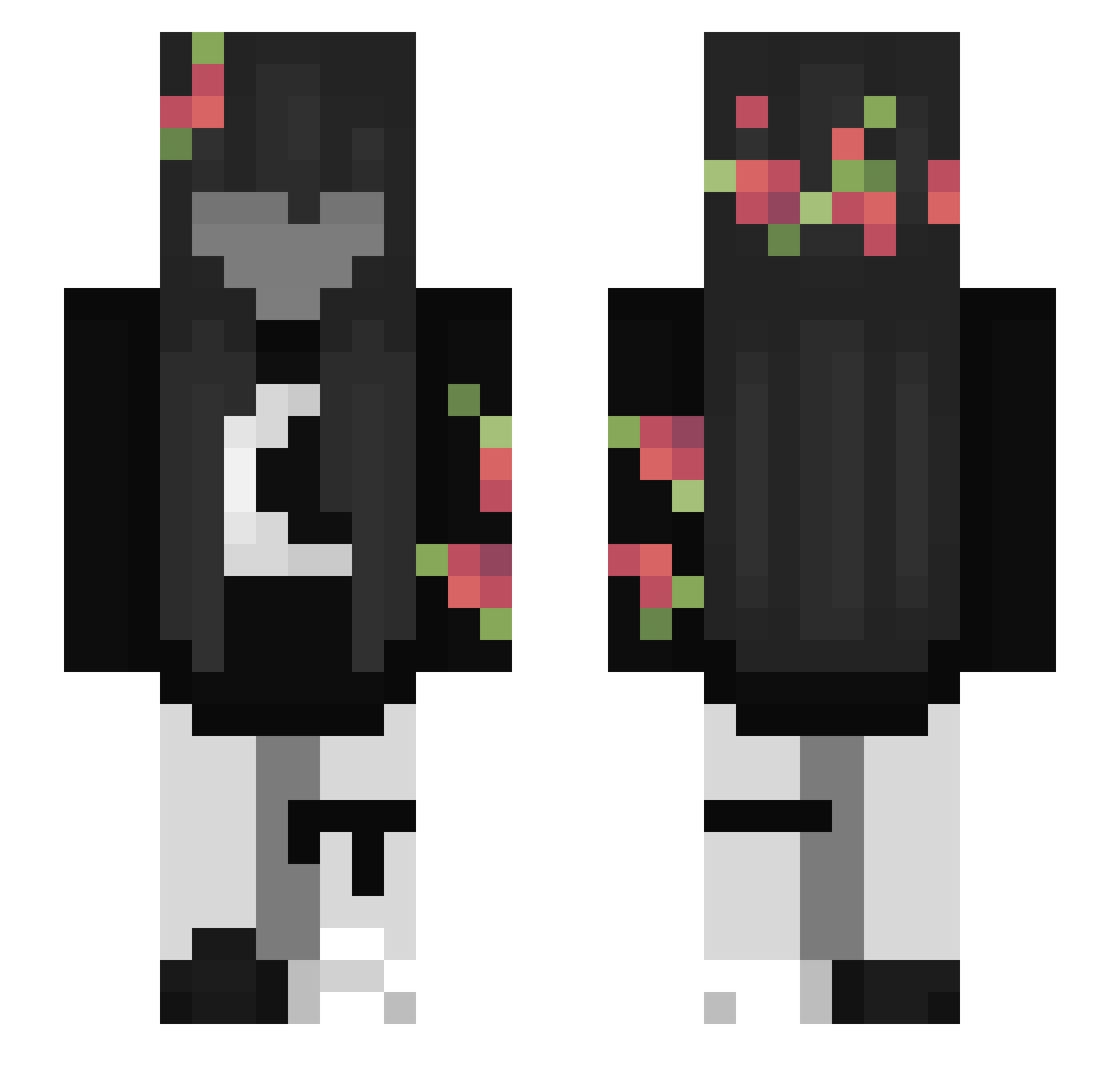 _Tuu_ Minecraft skin, front and back view