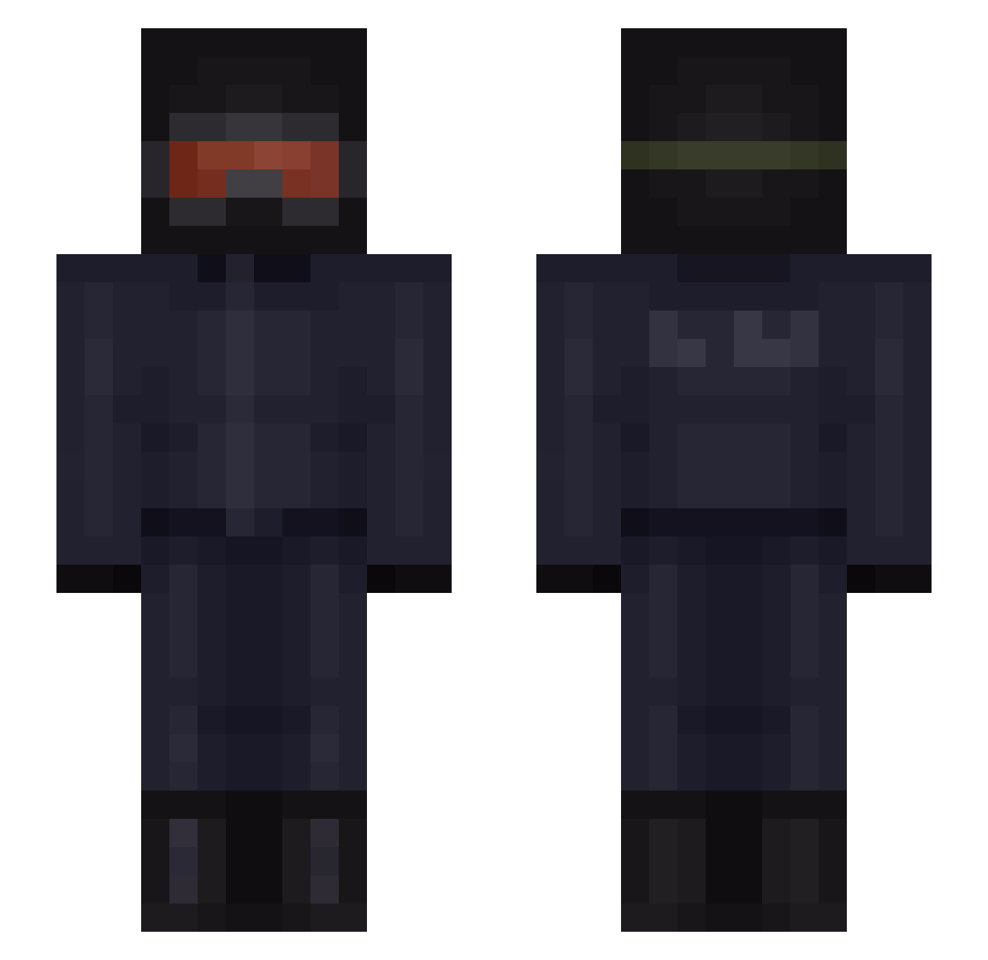 Rem_Fan Minecraft skin, front and back view