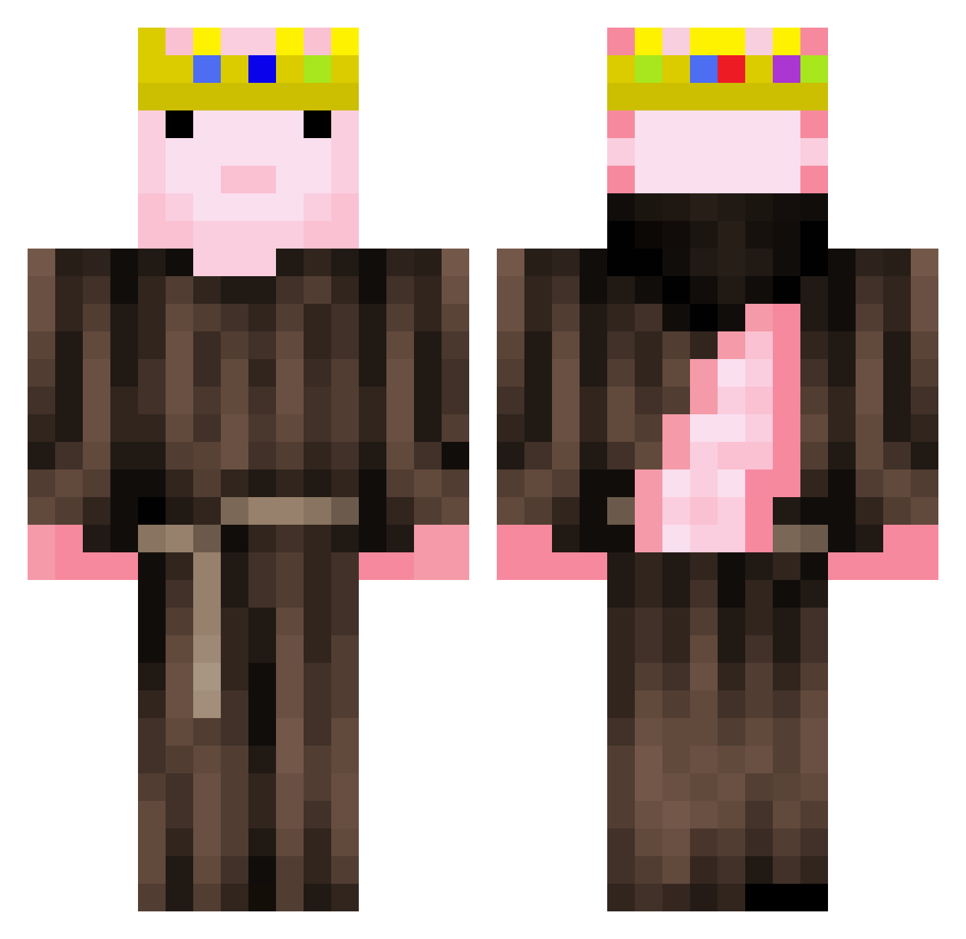 thatoldcamry Minecraft skin, front and back view
