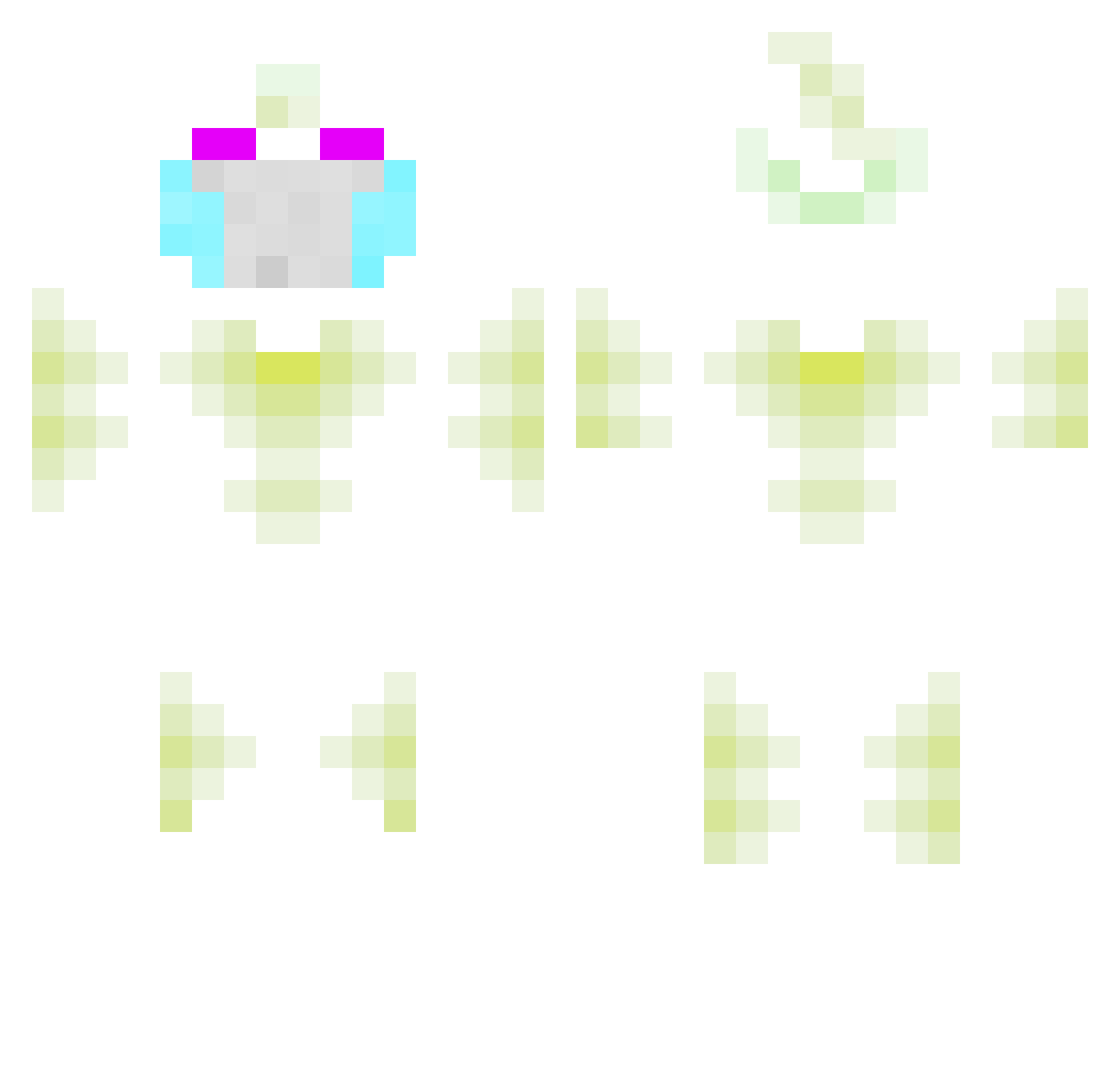 skyypie Minecraft skin, front and back view