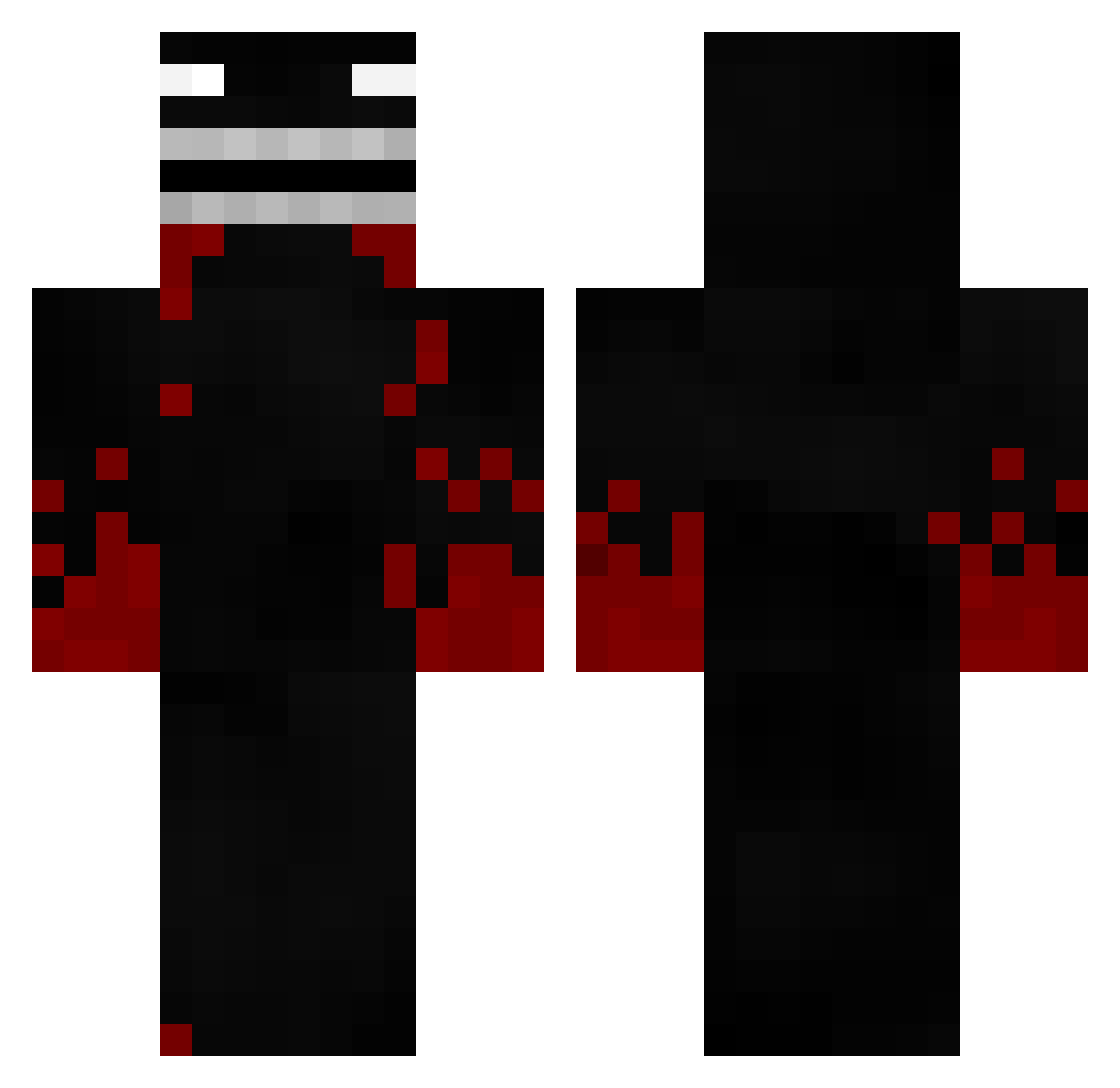 MrSirexOfficial Minecraft skin, front and back view