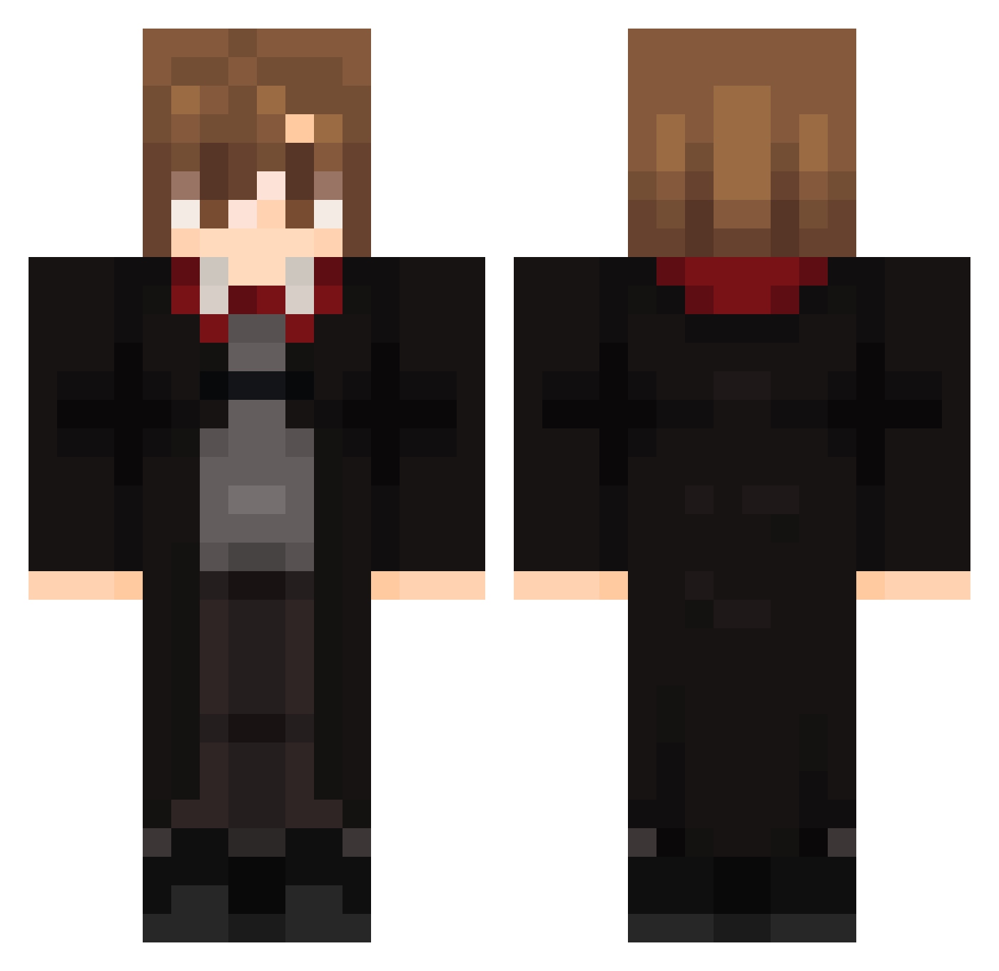Meng_Lambert Minecraft skin, front and back view