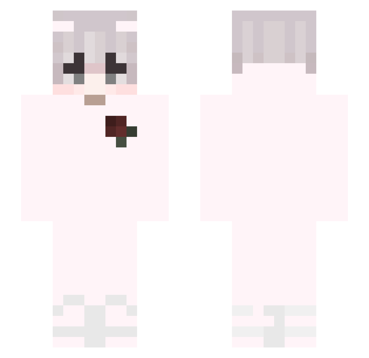 NyxL__ Minecraft skin, front and back view
