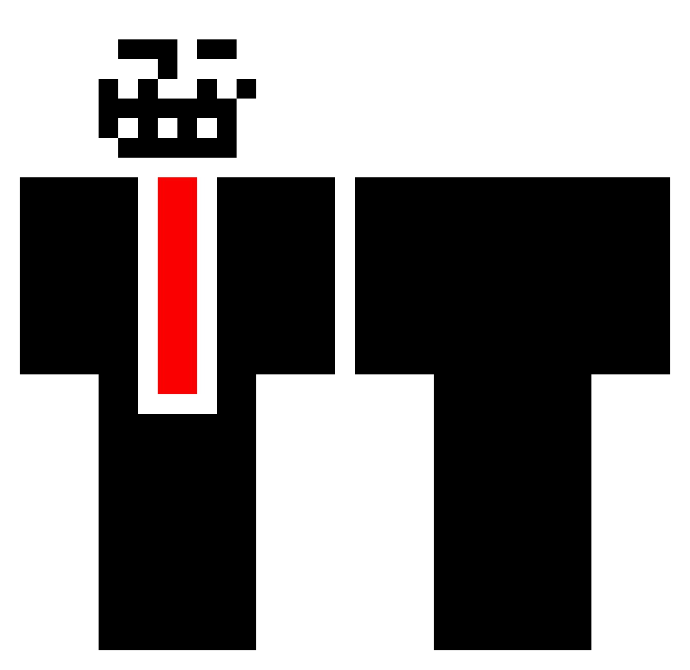 Dejv071 Minecraft skin, front and back view