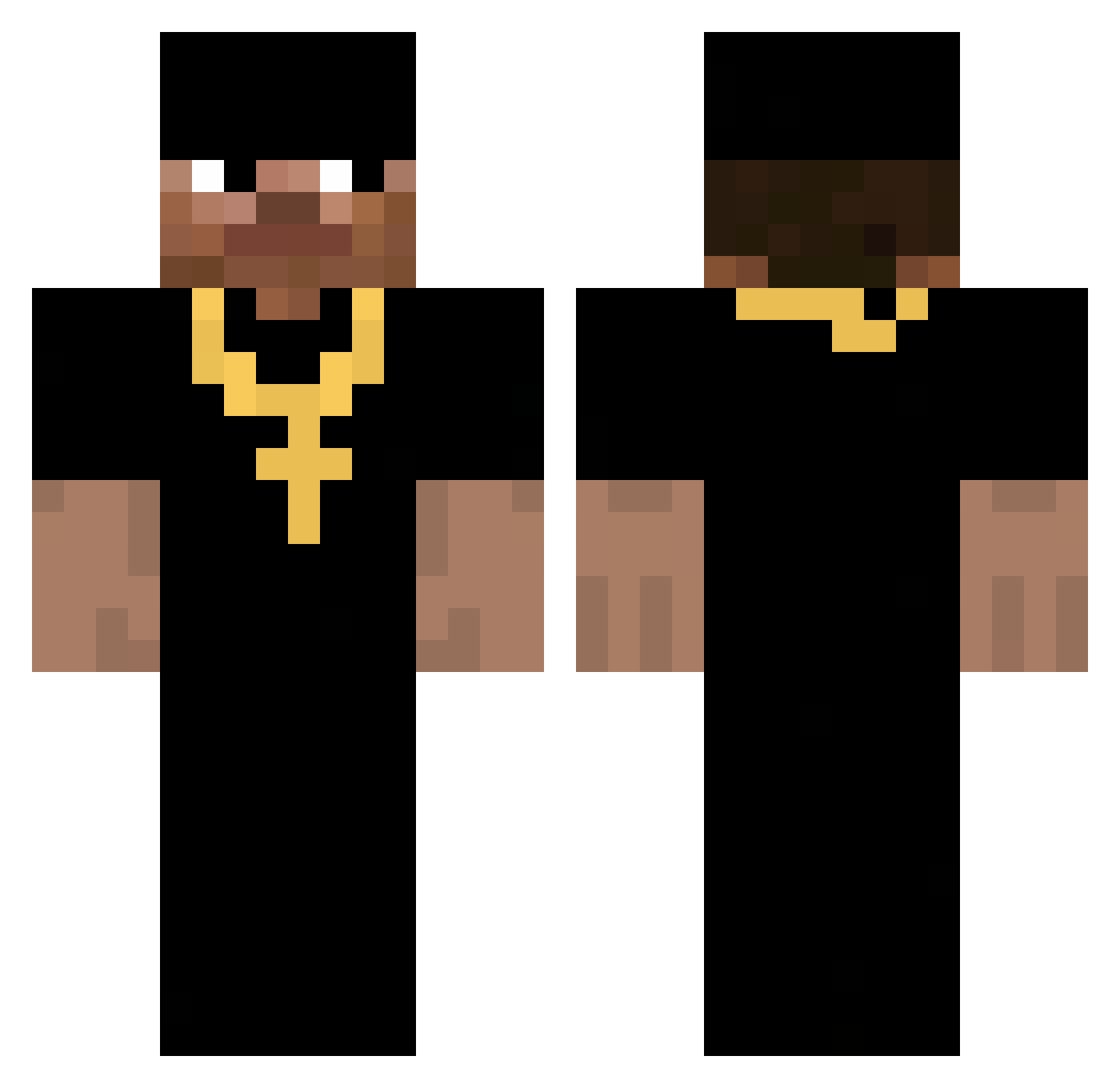 _Szymek_ Minecraft skin, front and back view