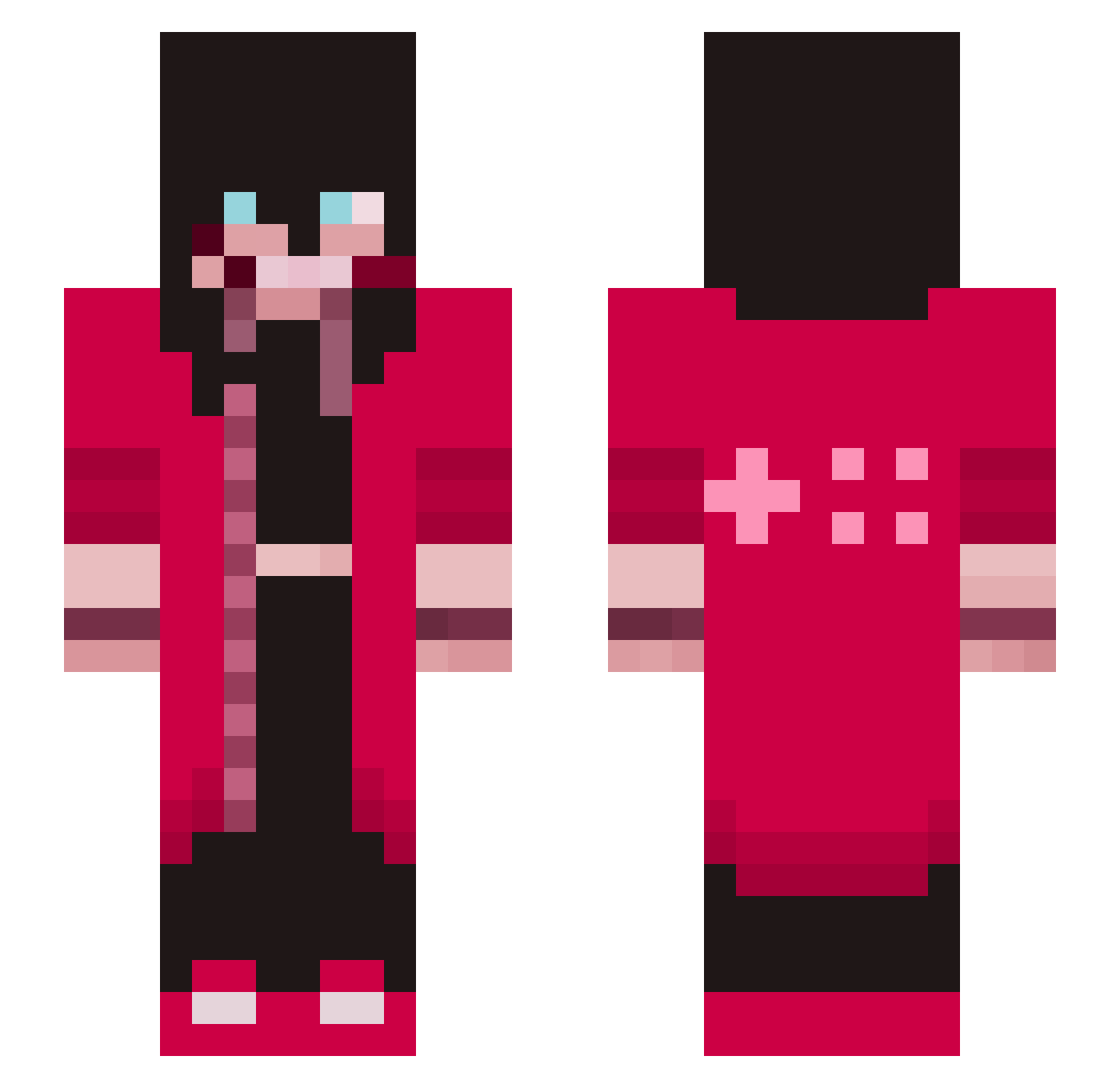 H0micidalGameBoy Minecraft skin, front and back view