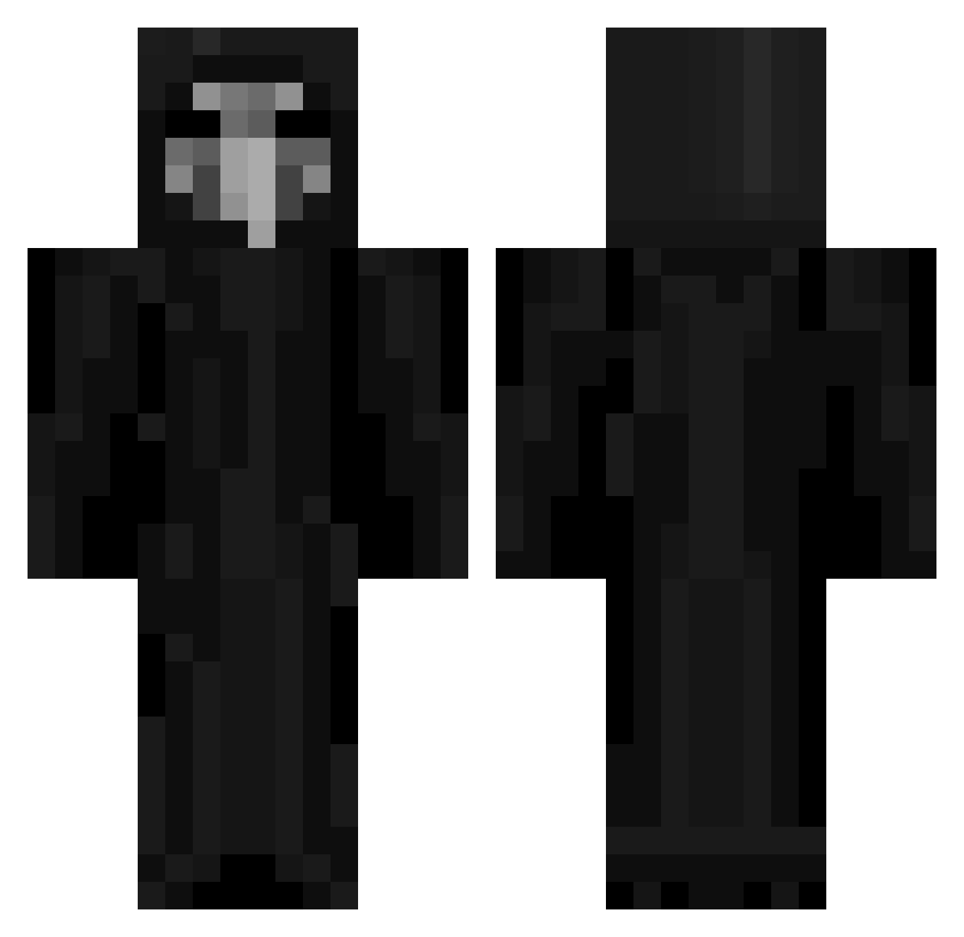northofjupiter Minecraft skin, front and back view