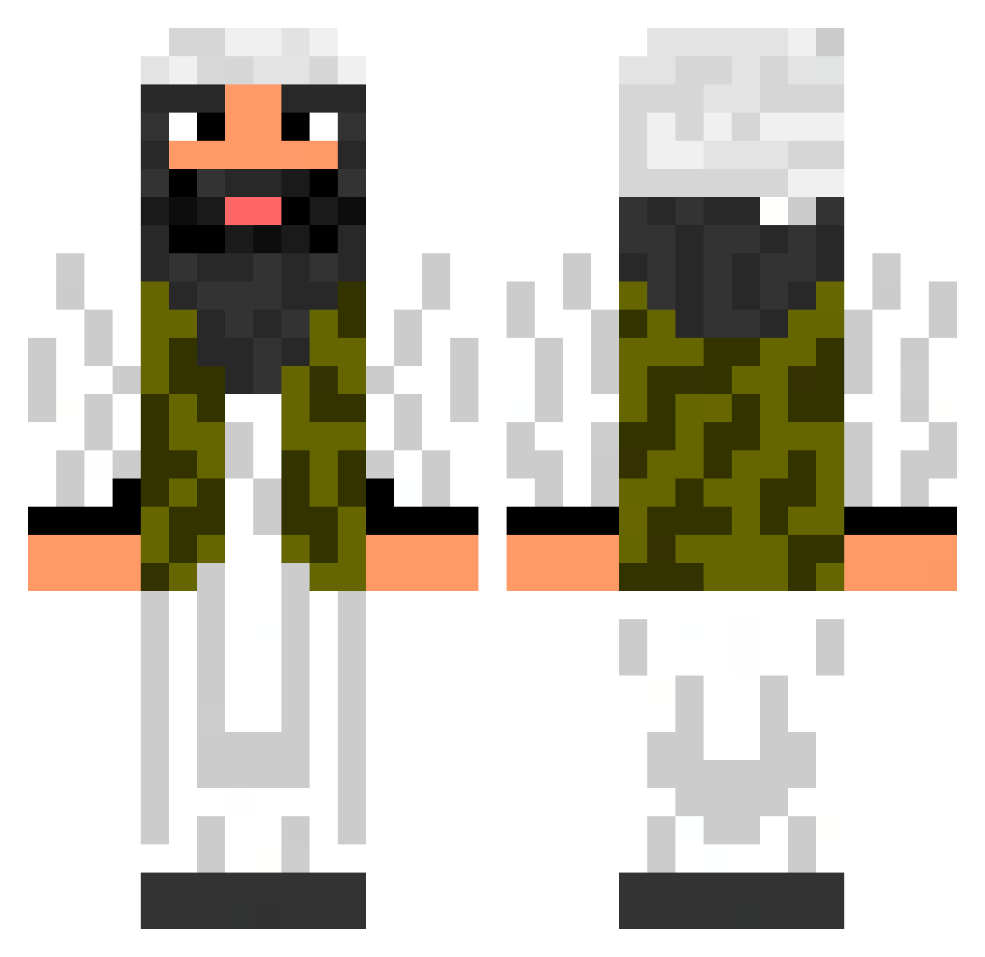 slayez_ Minecraft skin, front and back view