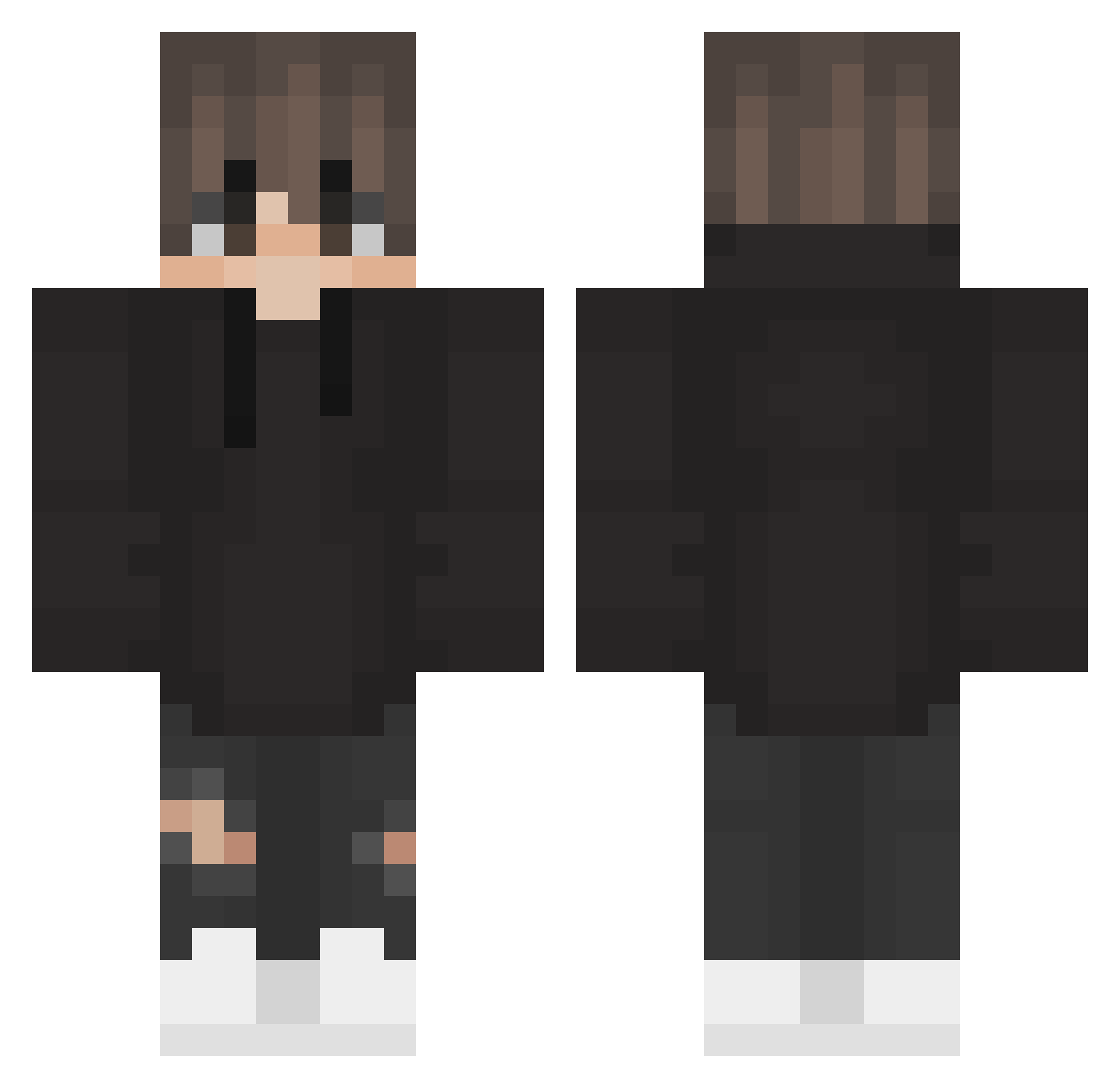 wolfix_XD2 Minecraft skin, front and back view