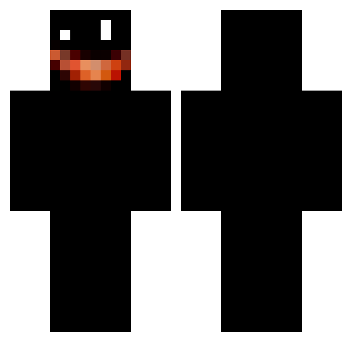 Janek7895 Minecraft skin, front and back view