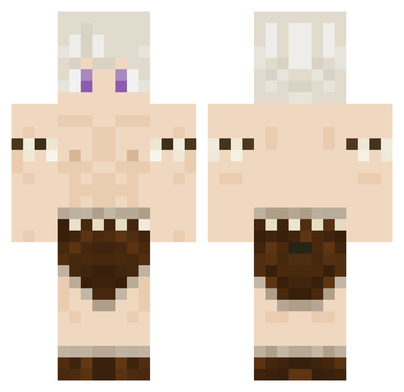 andrei2525 Minecraft skin, front and back view