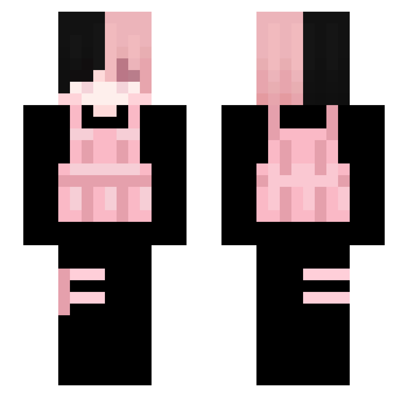 Ccizio Minecraft skin, front and back view