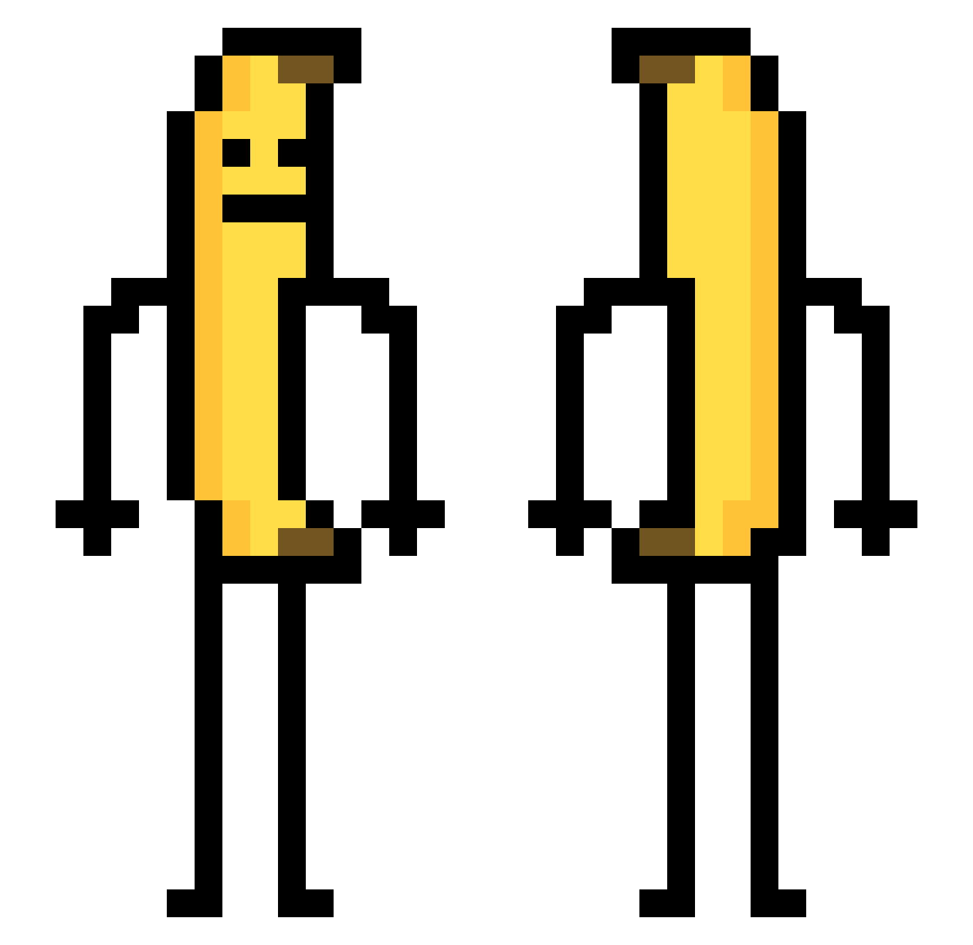 ElBeefoLargo Minecraft skin, front and back view