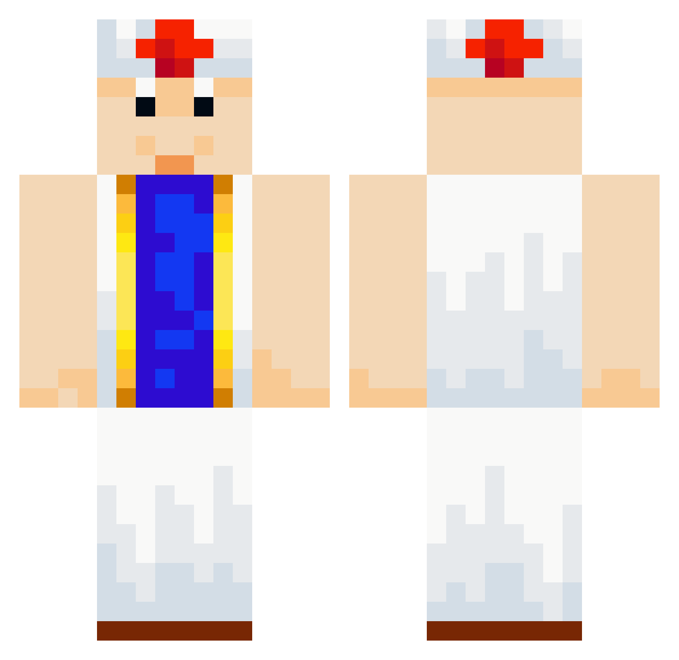 Alexmagaffen Minecraft skin, front and back view