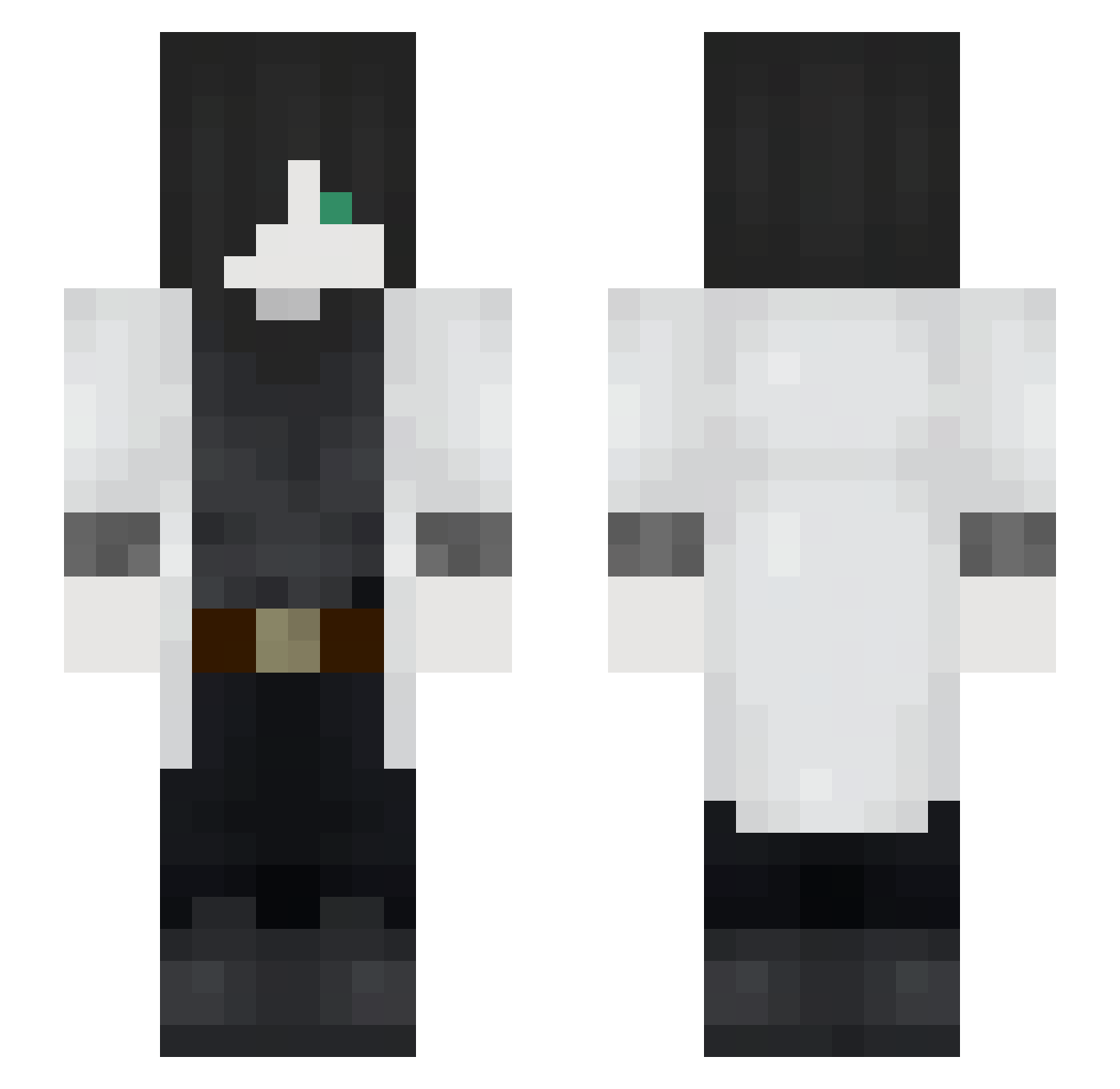 Vitek_B Minecraft skin, front and back view