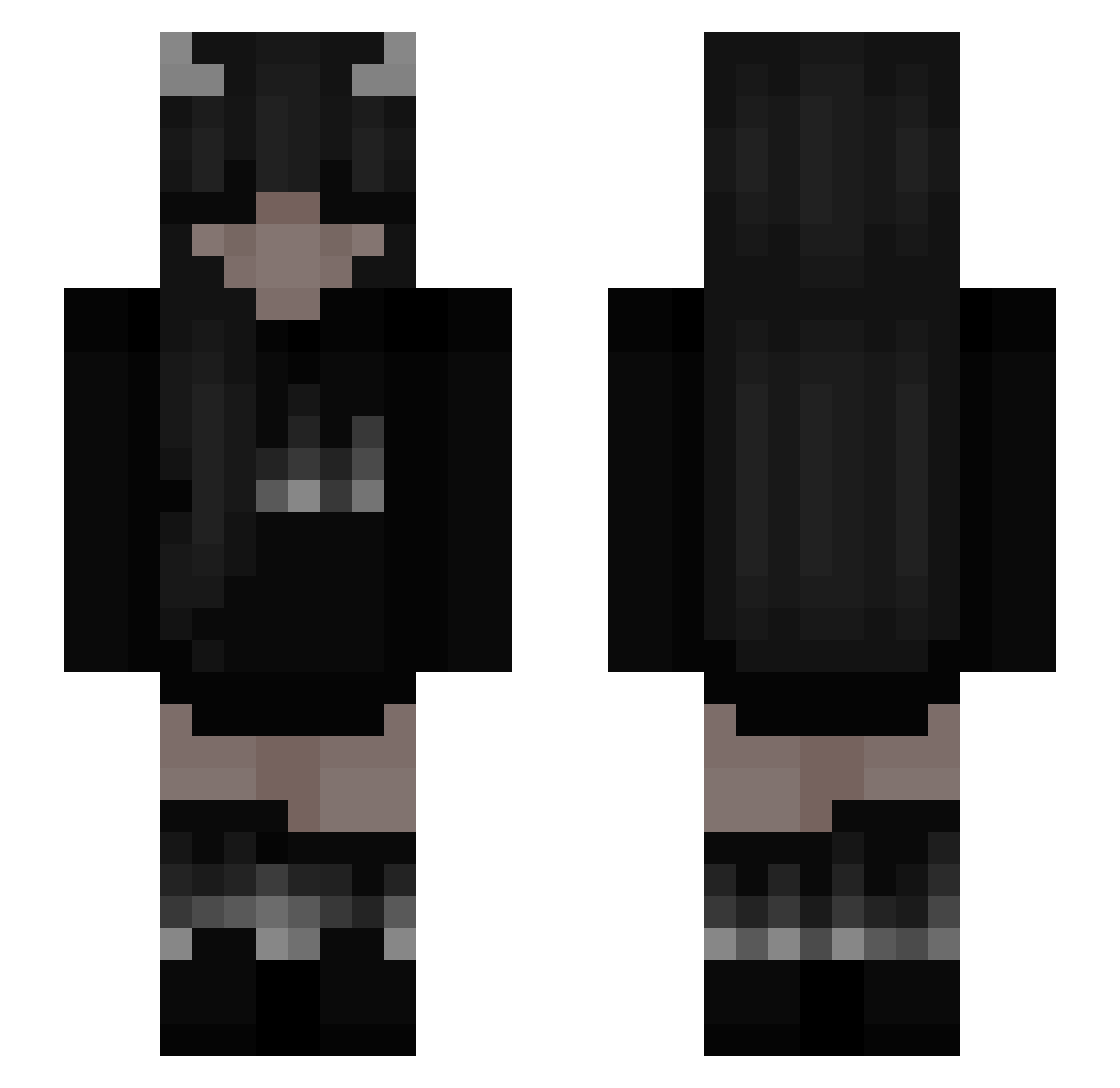 Rain1ng_ Minecraft skin, front and back view