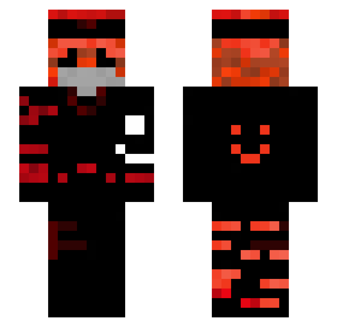zLvnoK_ Minecraft skin, front and back view