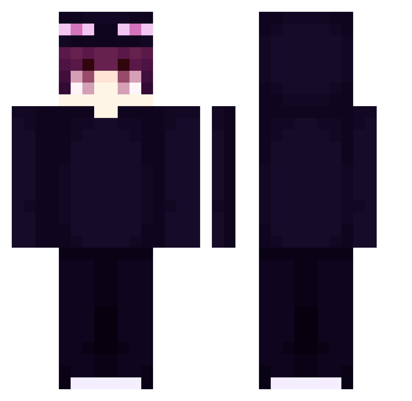 CostcoCozmo Minecraft skin, front and back view
