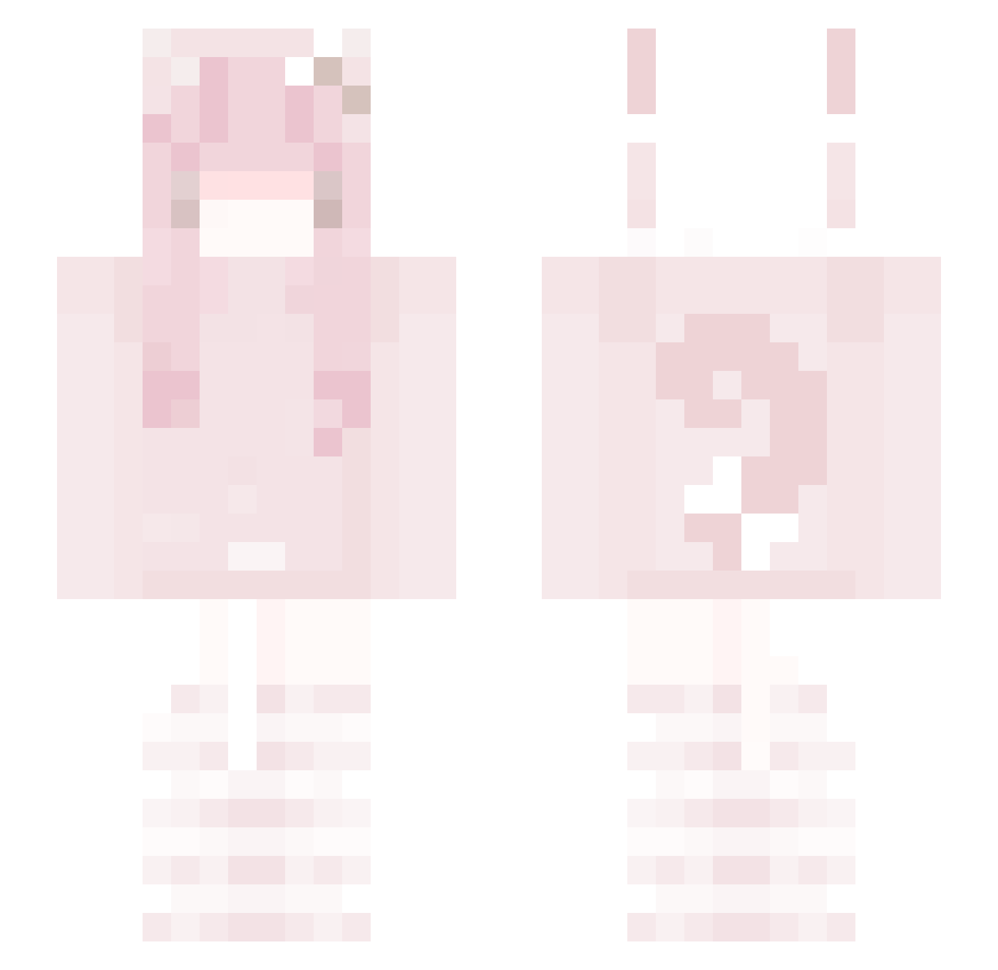 v_mi Minecraft skin, front and back view