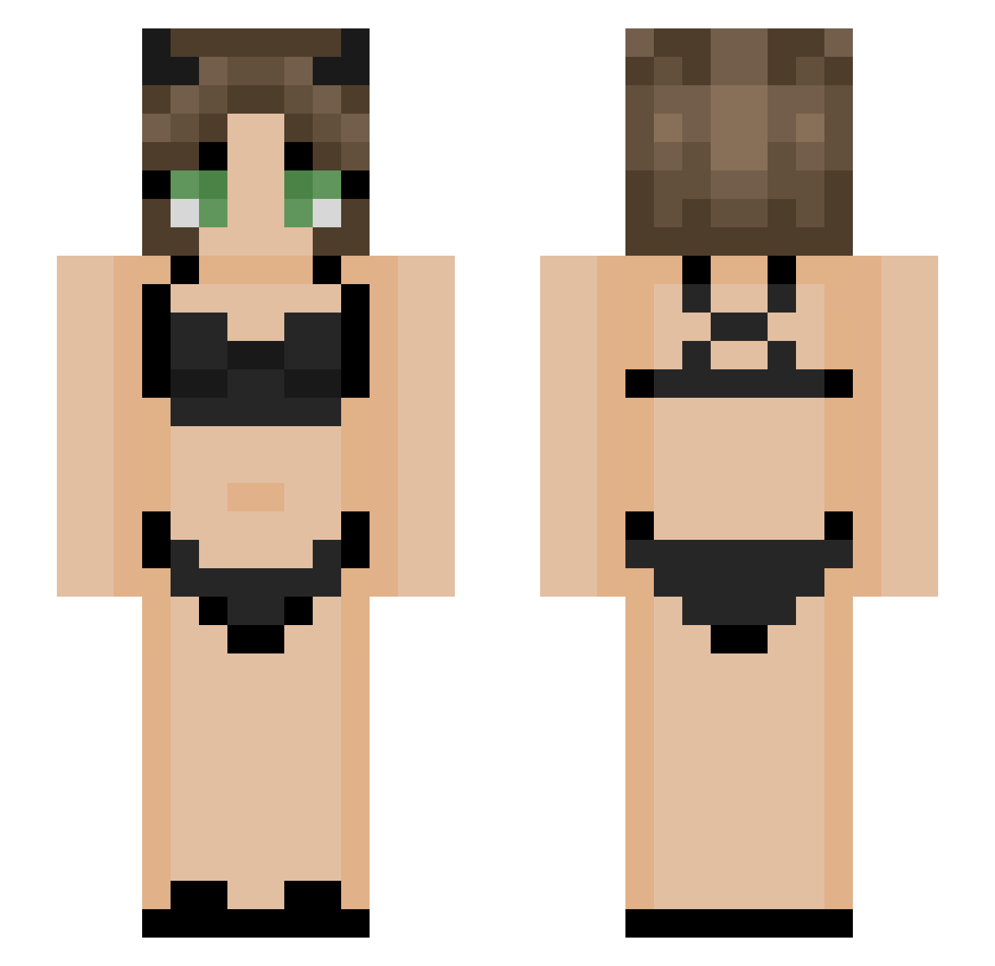 PietEgon Minecraft skin, front and back view