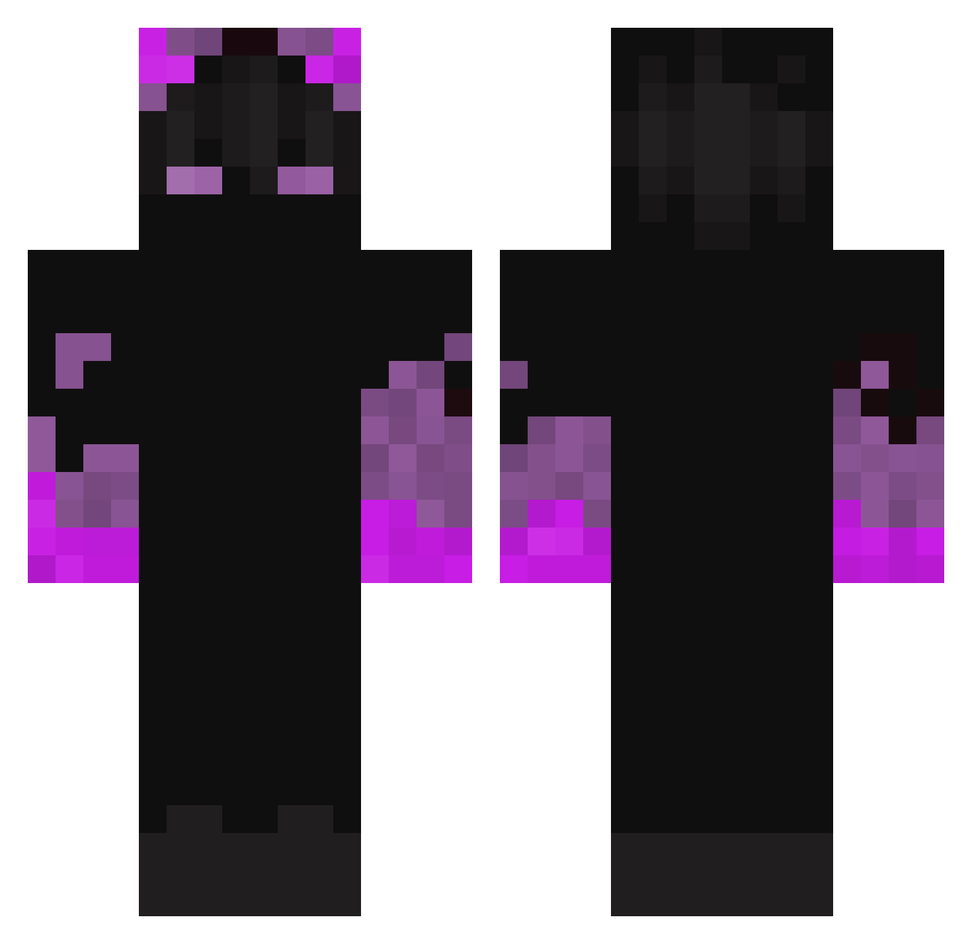 EEnter8297 Minecraft skin, front and back view