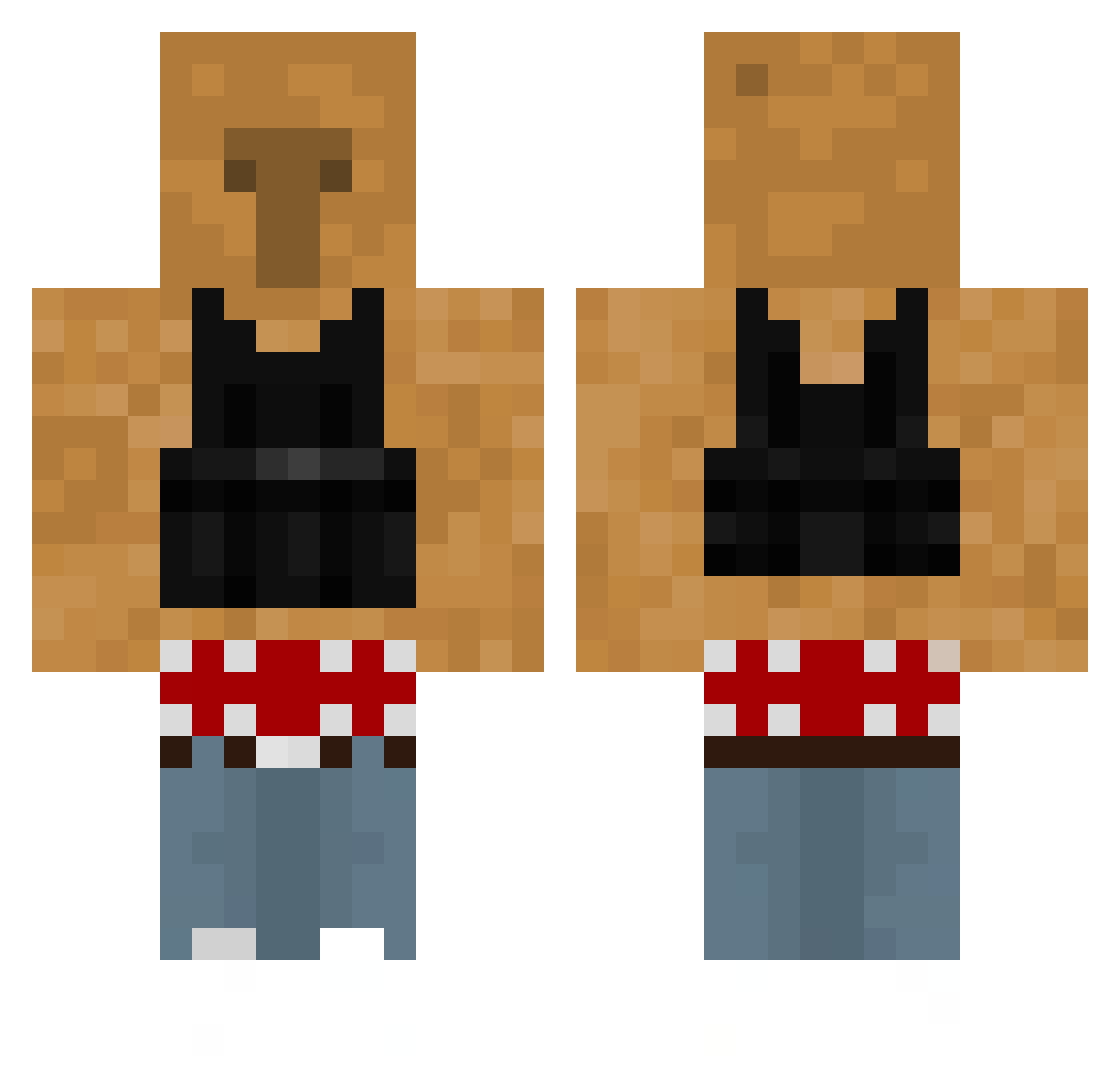 wybucham__ Minecraft skin, front and back view