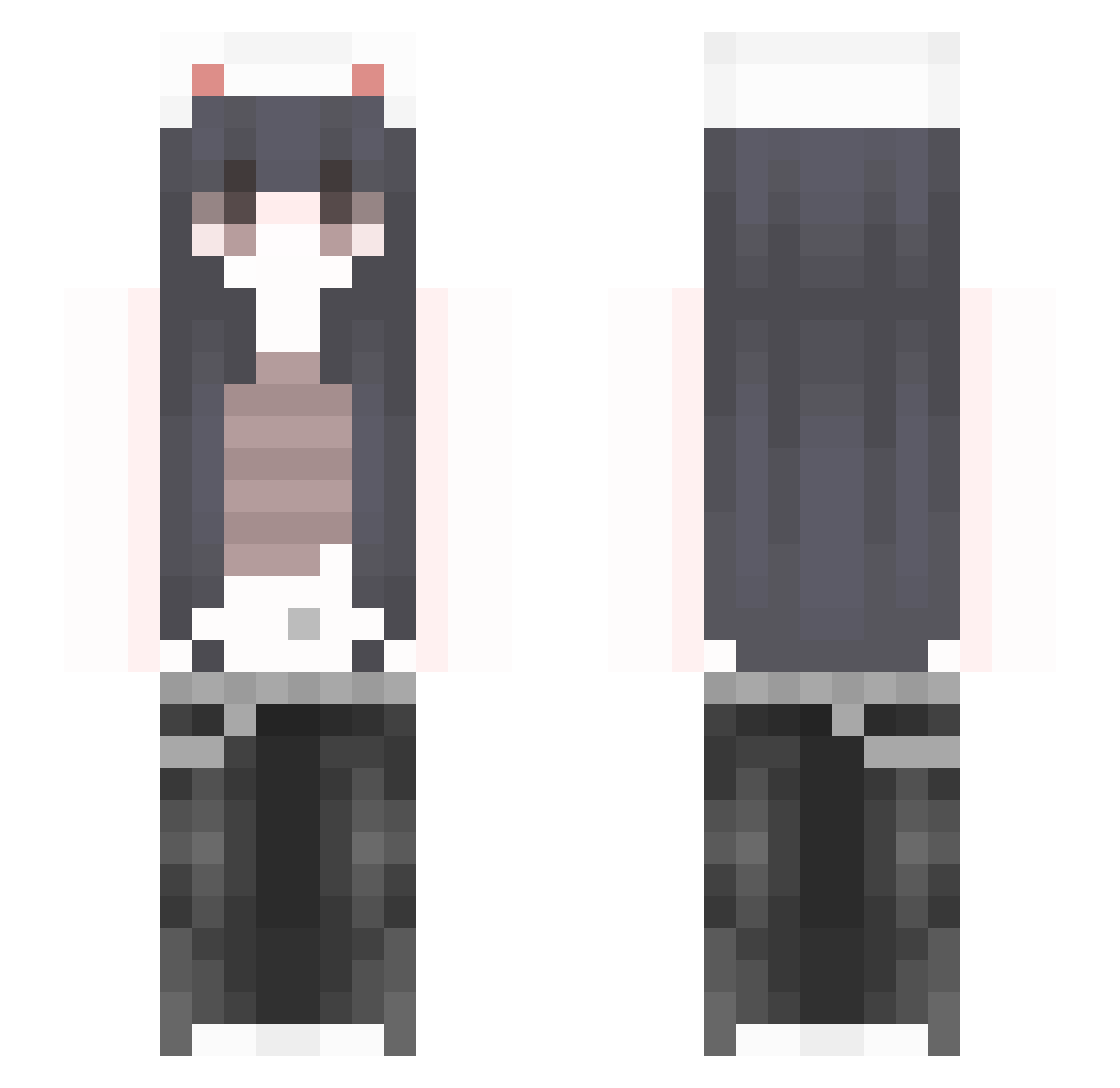 tndus0729 Minecraft skin, front and back view