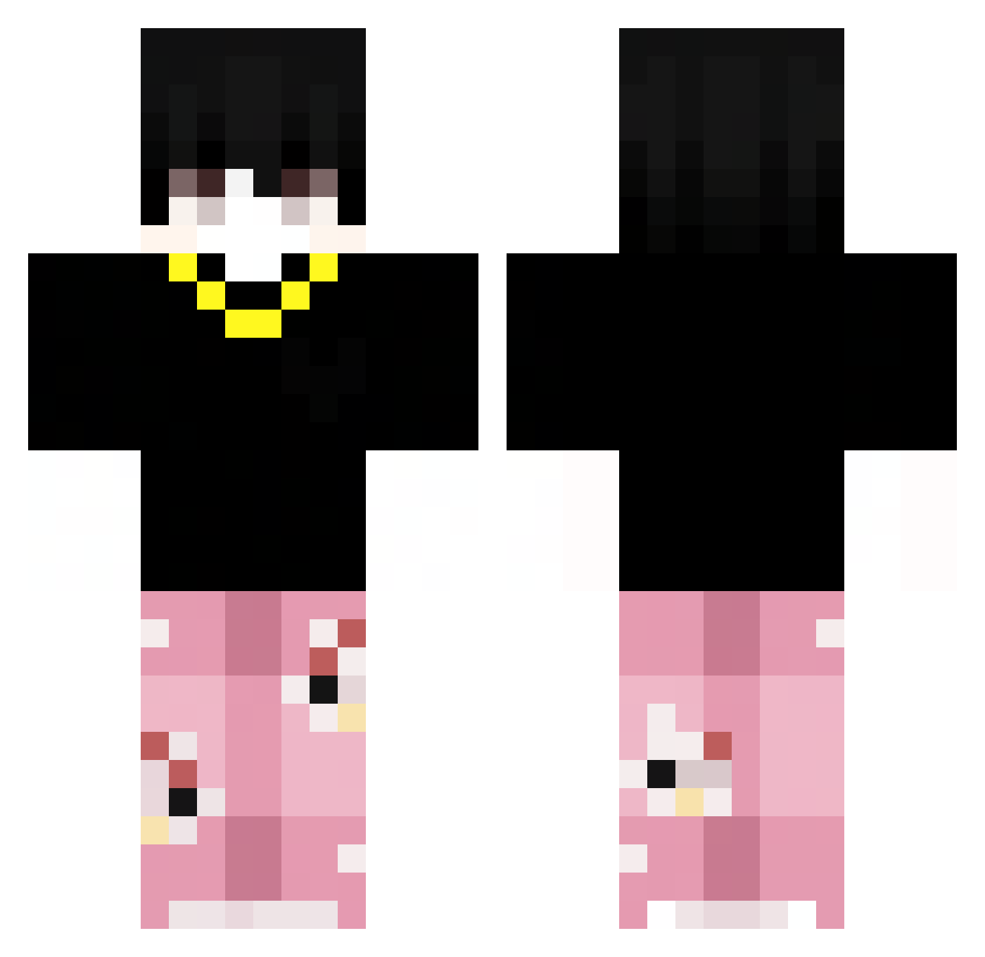 BKN_TranVietKhoa Minecraft skin, front and back view