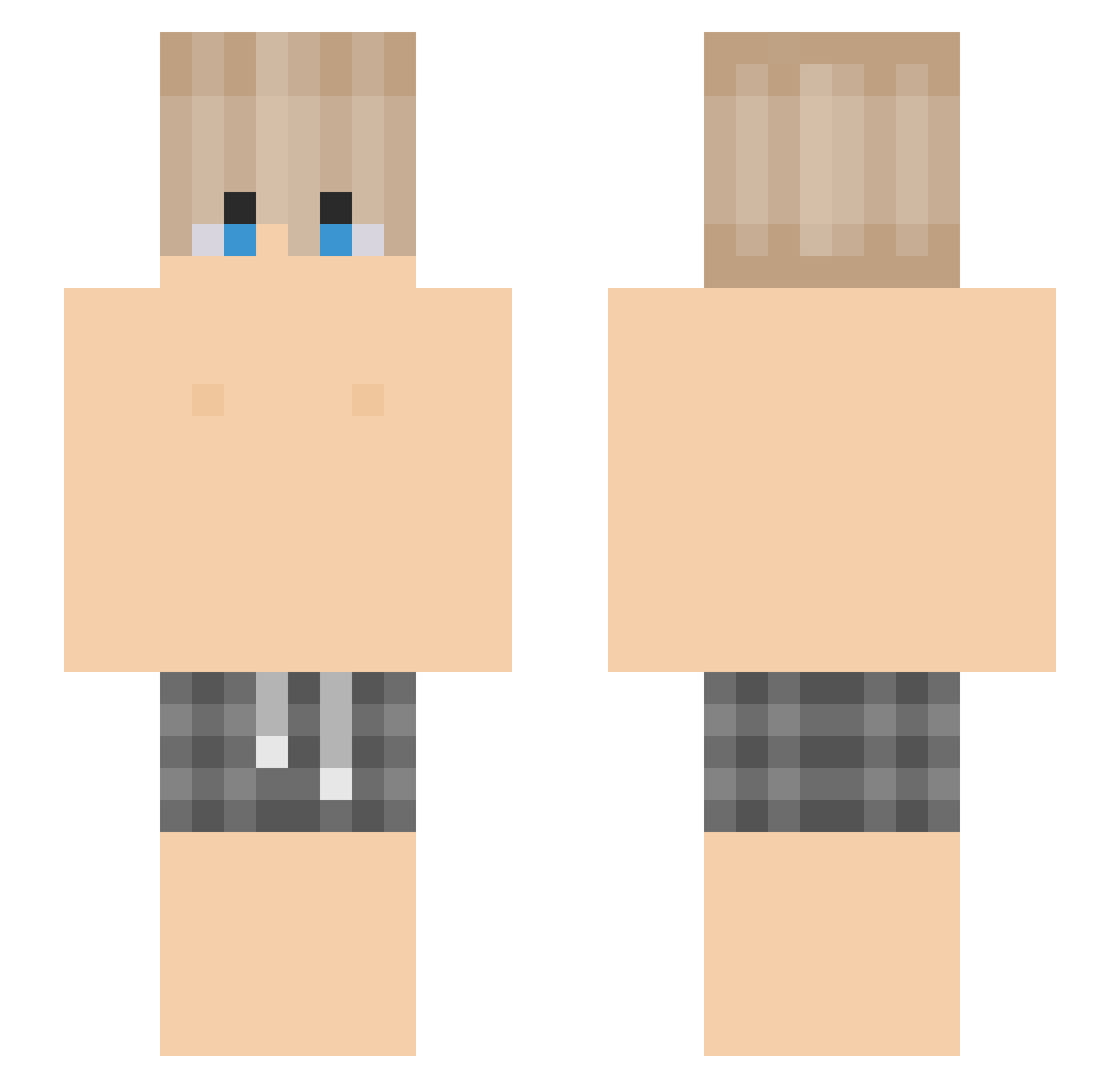 Eduard201101 Minecraft skin, front and back view