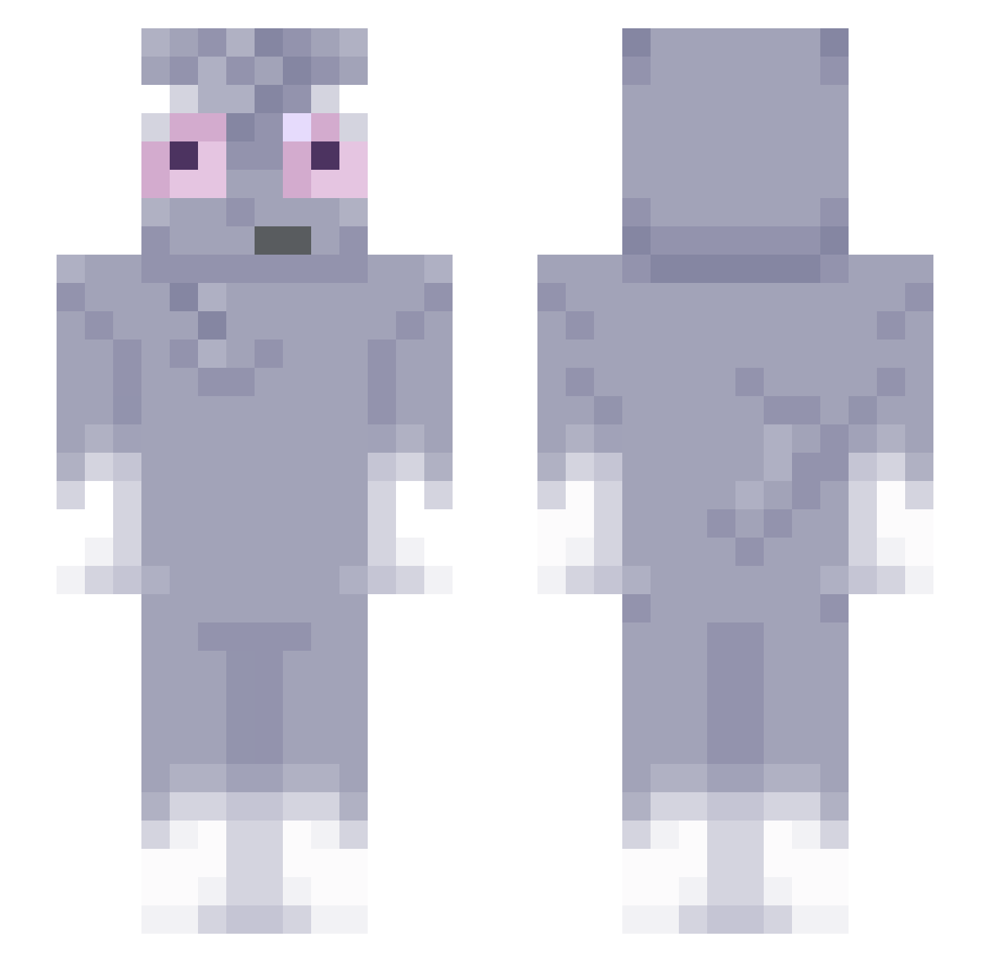 SomeDude897 Minecraft skin, front and back view