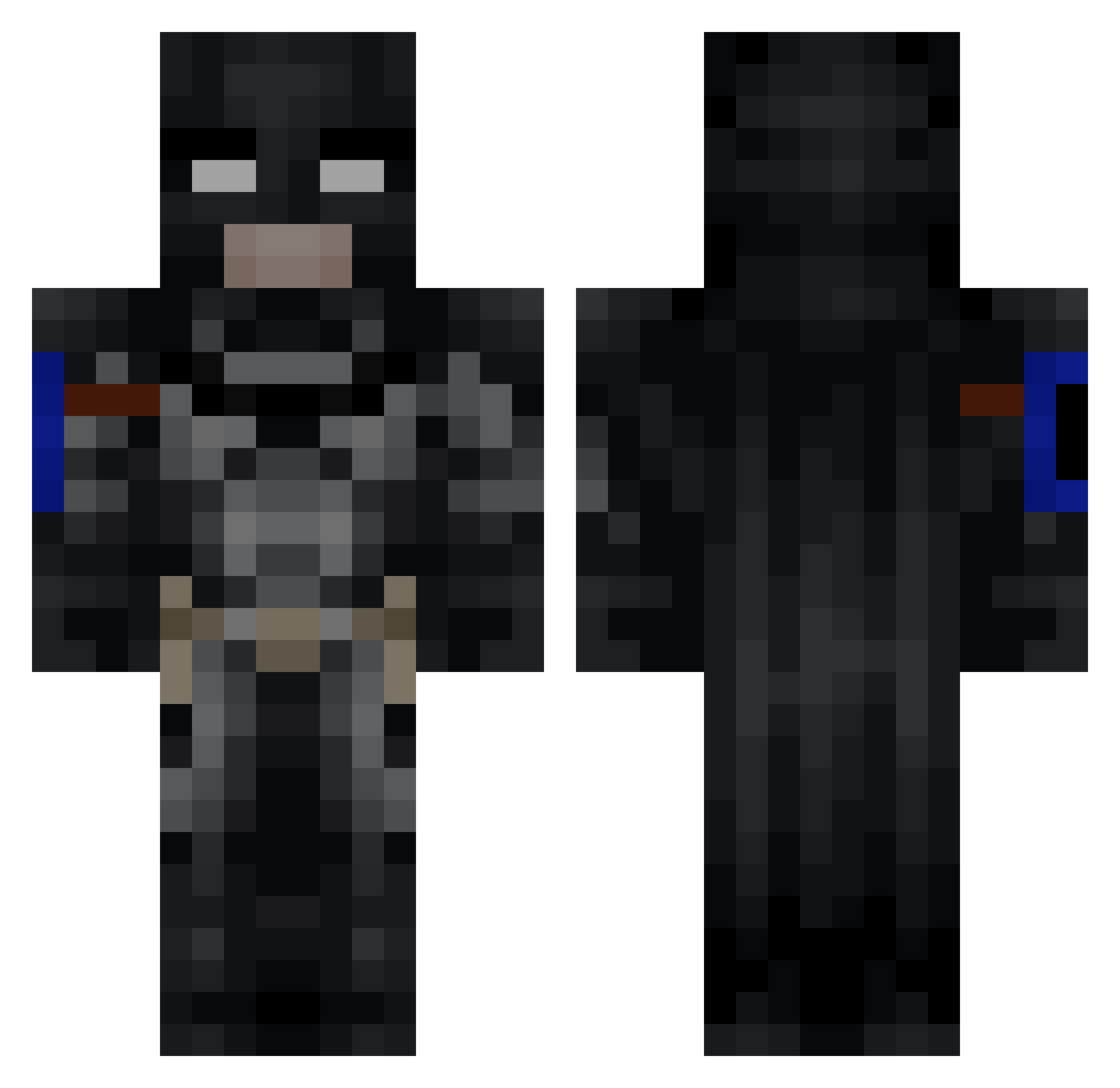 RolfDerWolf91 Minecraft skin, front and back view