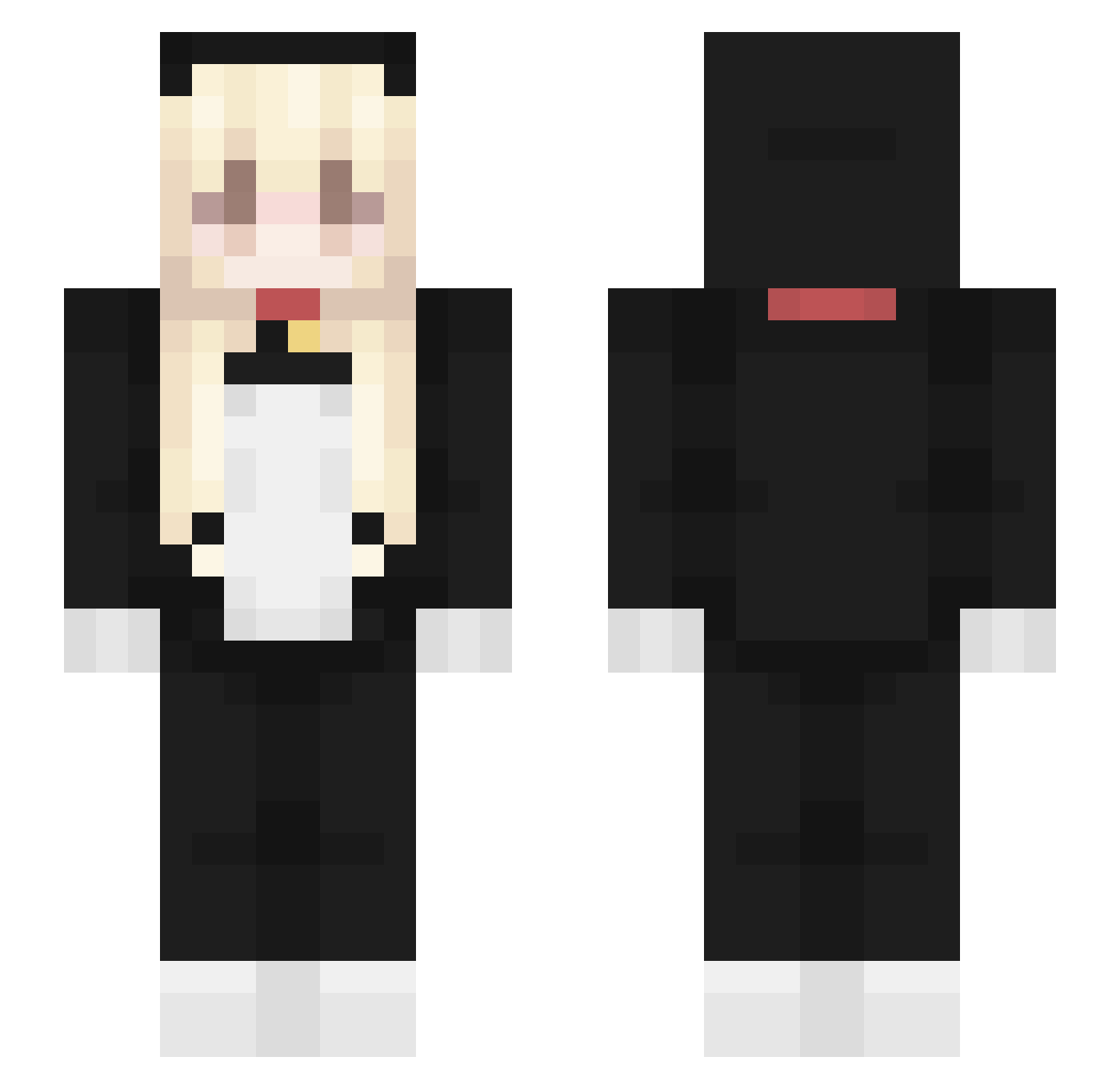 gamer121211 Minecraft skin, front and back view