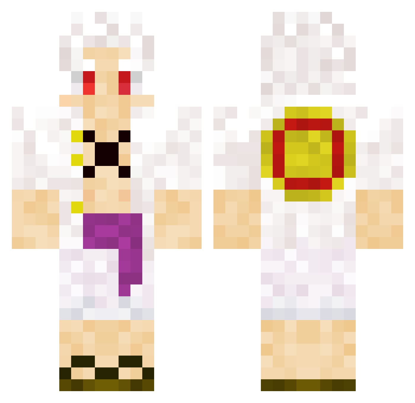 roxanne215 Minecraft skin, front and back view