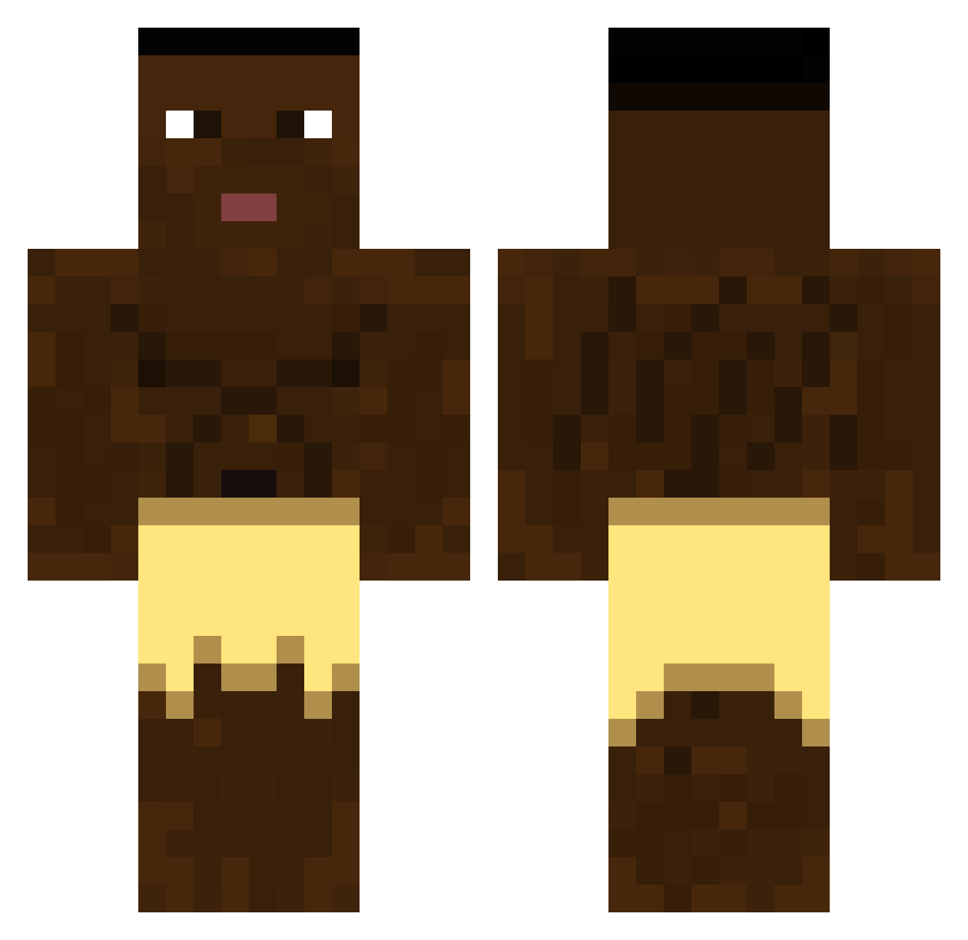 _TSS_ Minecraft skin, front and back view