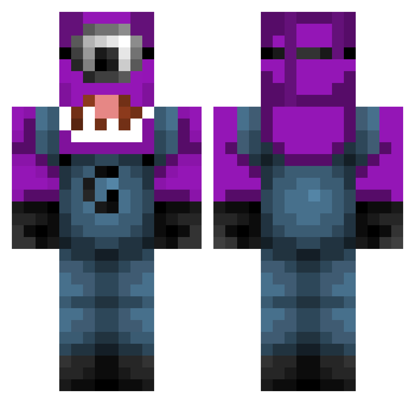 USCG_Hammer Minecraft skin, front and back view