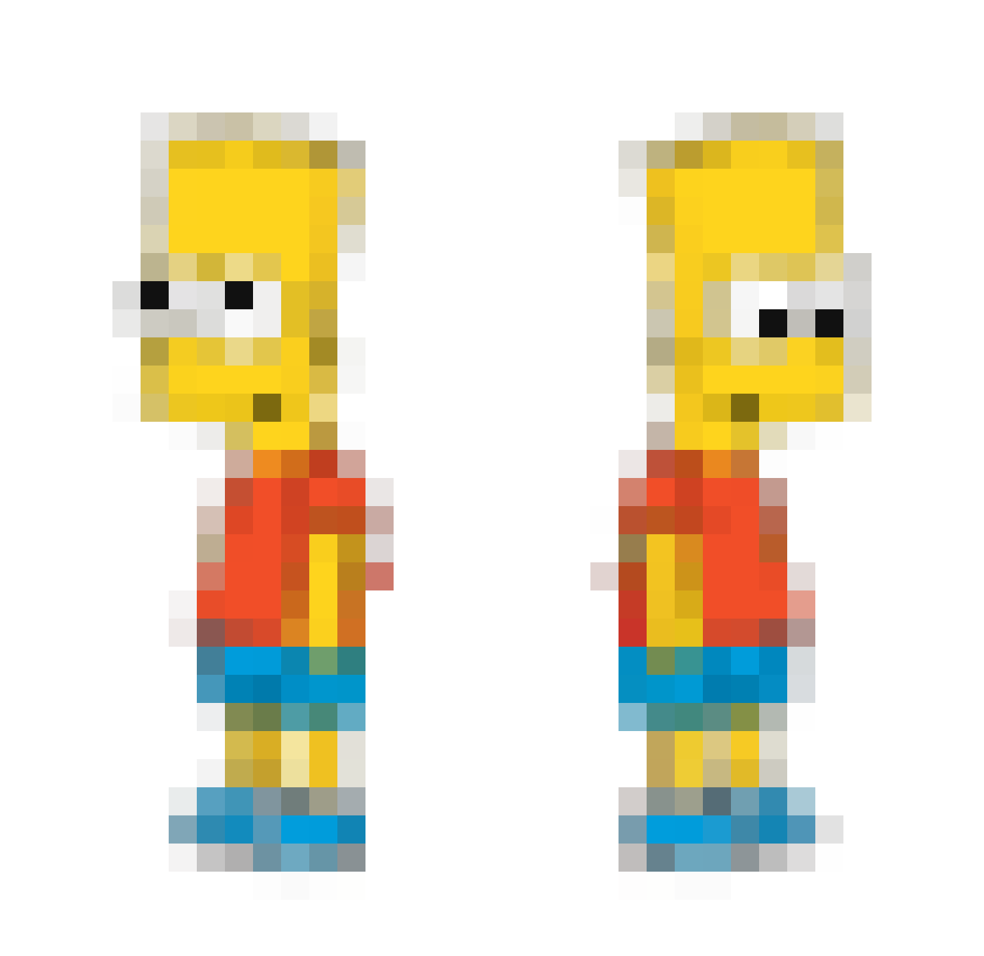 seanbig2000 Minecraft skin, front and back view