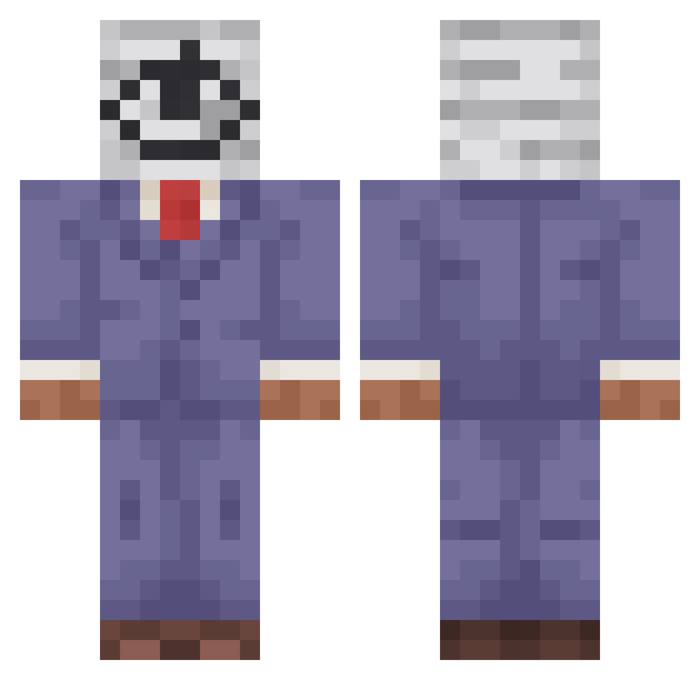 vinibmello7 Minecraft skin, front and back view