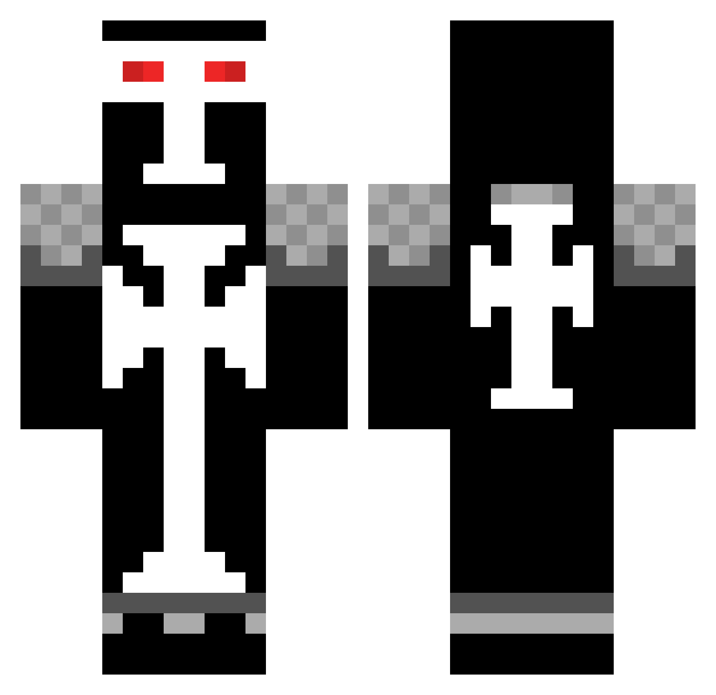 ddamiiiann Minecraft skin, front and back view